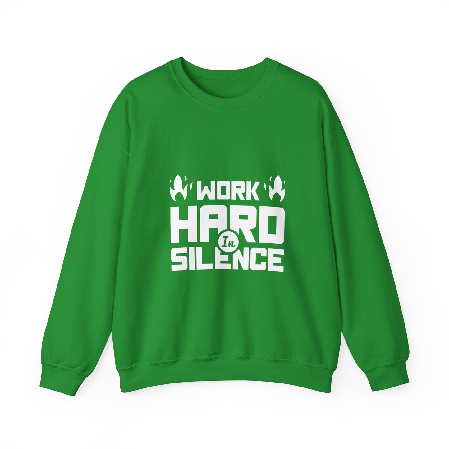 Work Hard In Silence Unisex Heavy Blend™ Crewneck Sweatshirt