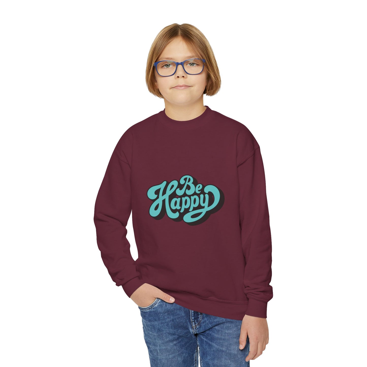 Be Happy Youth Crewneck Sweatshirt
