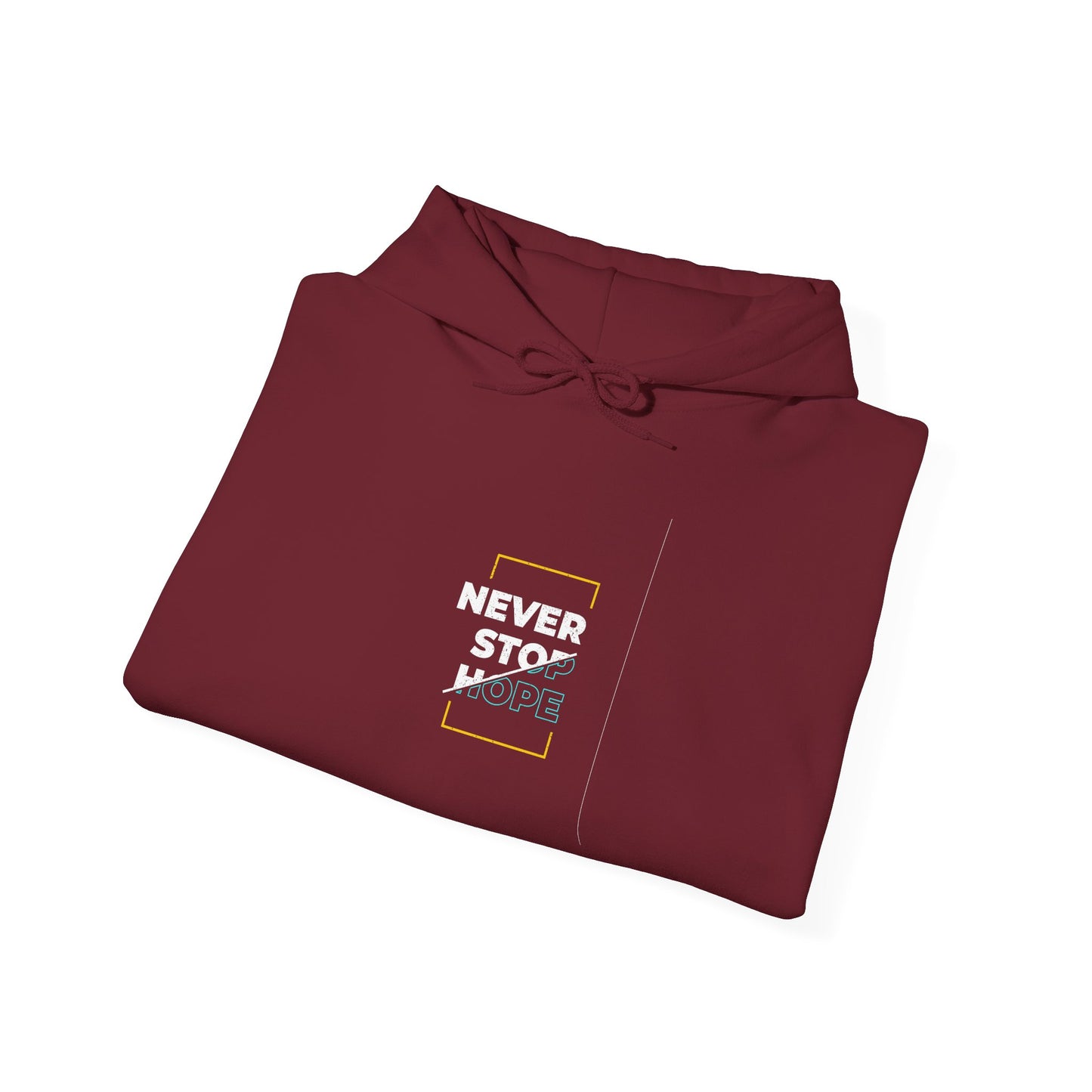 Never Stop Hope Unisex Heavy Blend™ Hooded Sweatshirt
