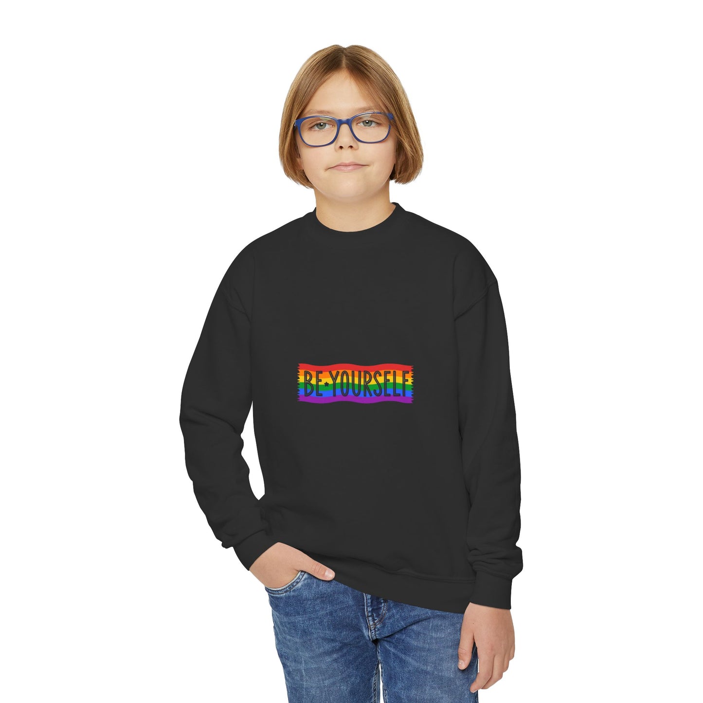 Be Yourself Youth Crewneck Sweatshirt