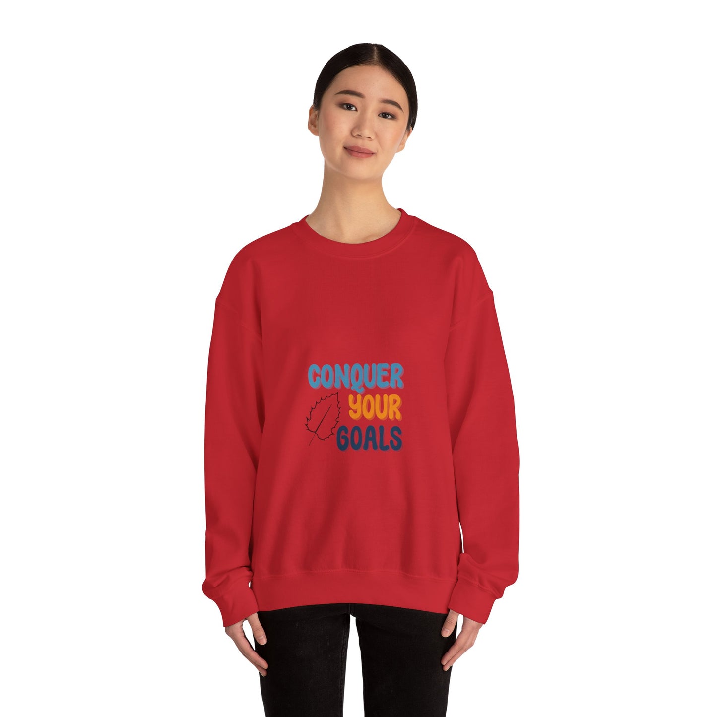 Conquer Your Goals Unisex Heavy Blend™ Crewneck Sweatshirt