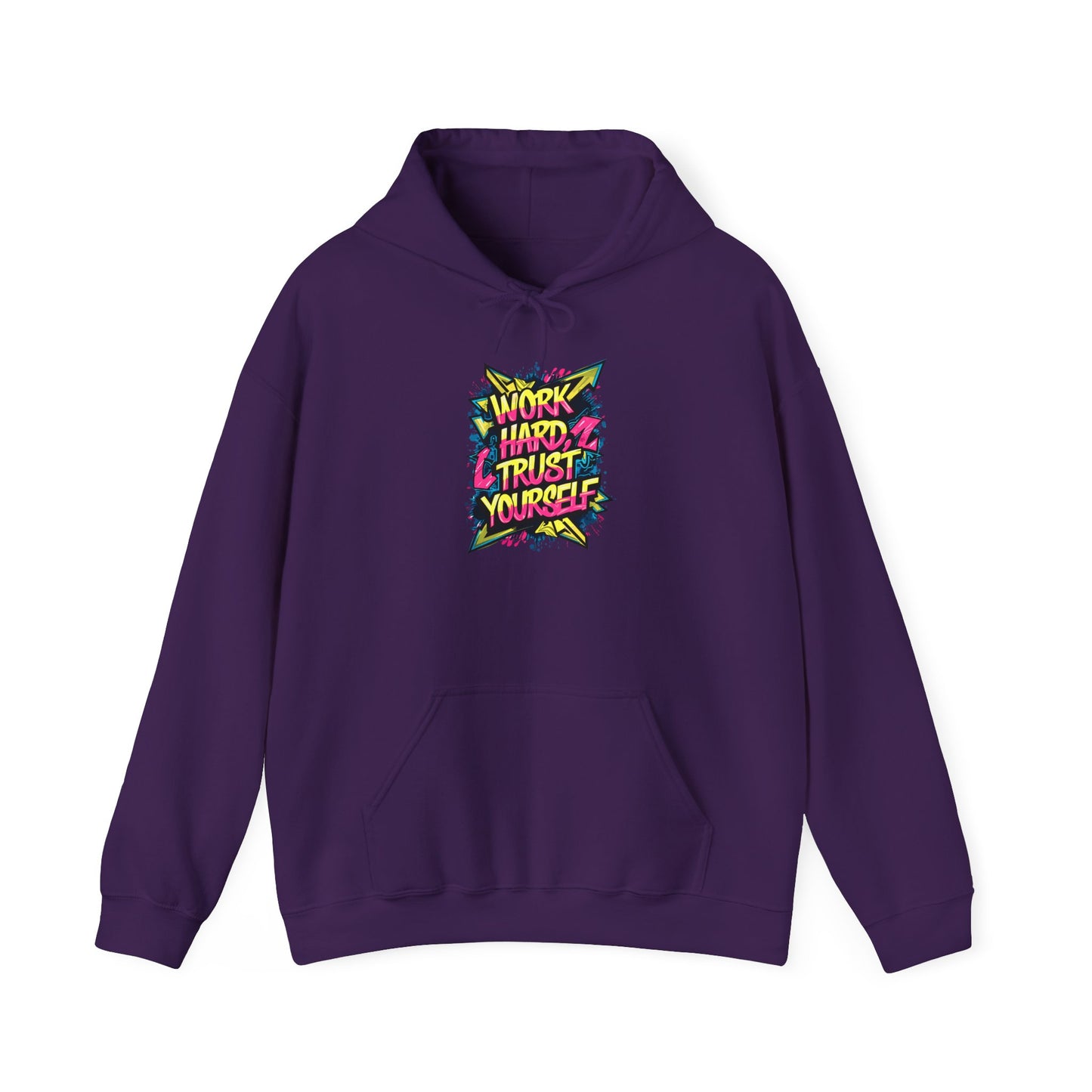 Work Hard Trust Yourself Unisex Heavy Blend™ Hooded Sweatshirt