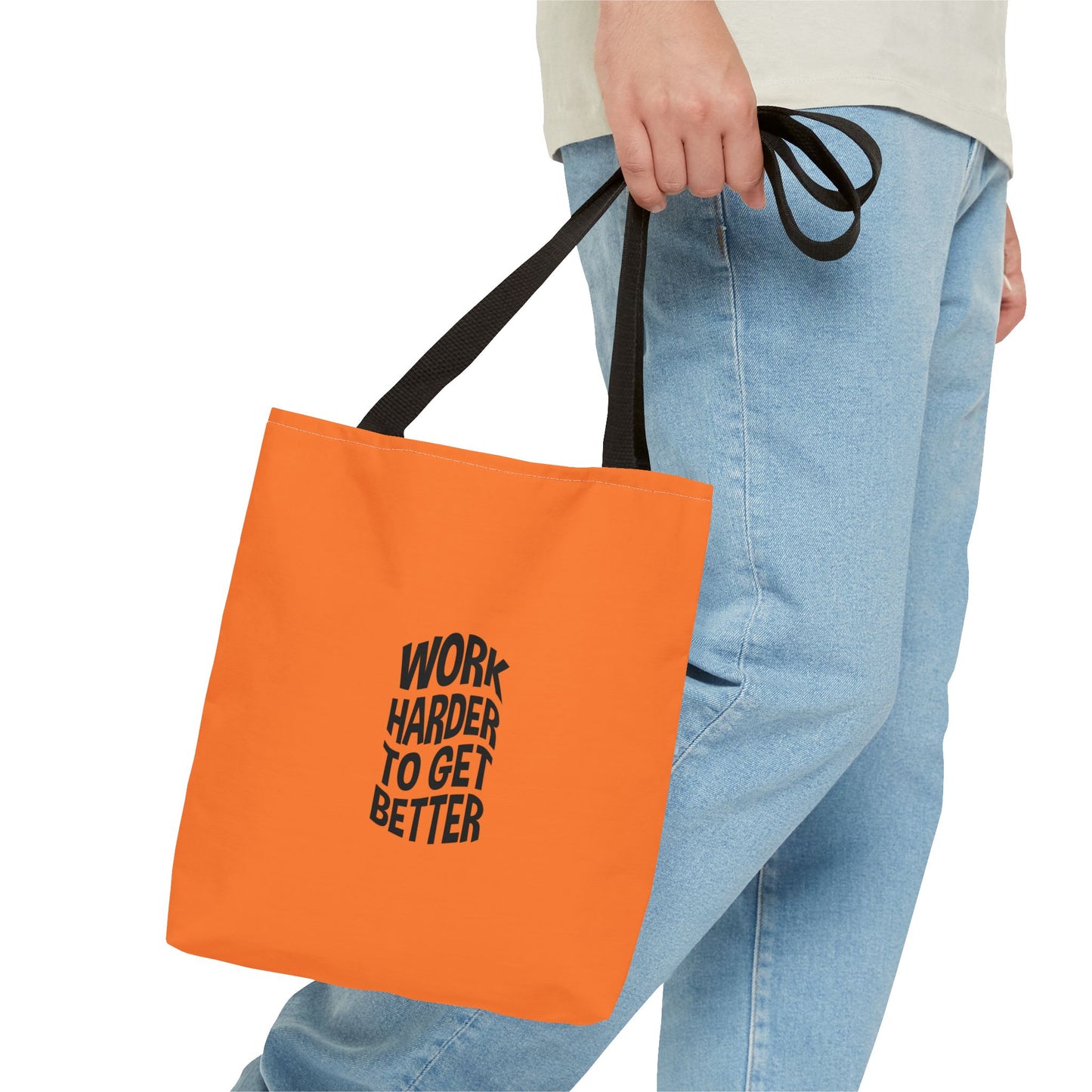 Work Harder To Get Better Tote Bag (AOP)