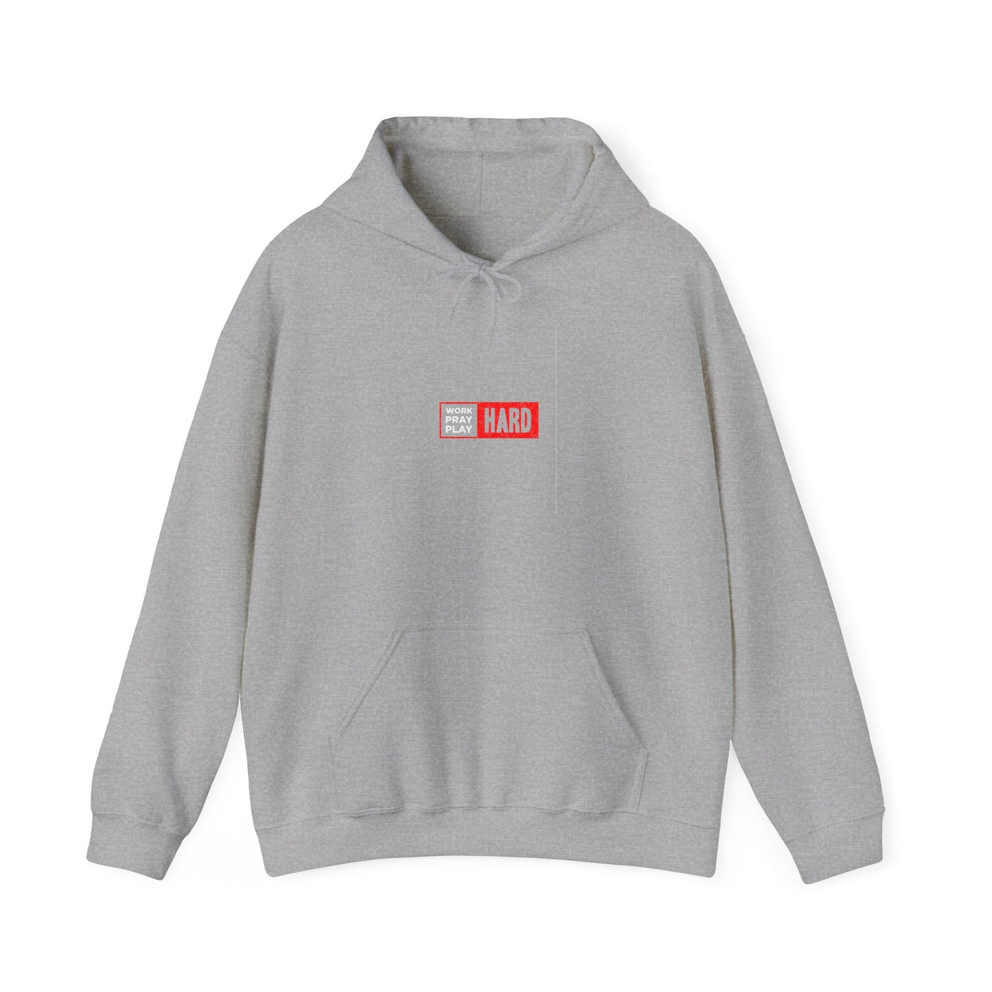 Work Hard Pray Hard Play Hard Unisex Heavy Blend™ Hooded Sweatshirt