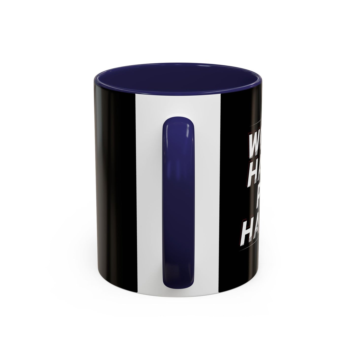 Work Hard Pray Hard Accent Coffee Mug (11, 15oz)