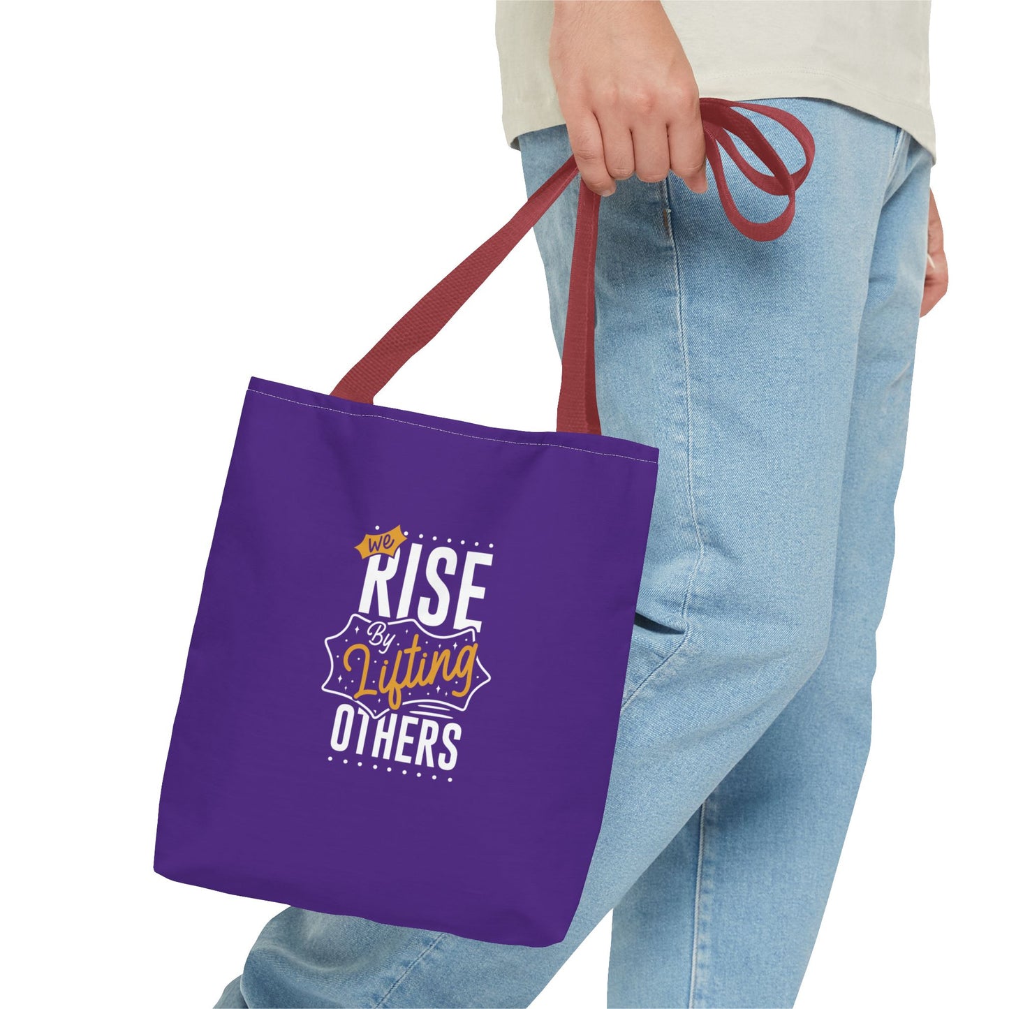 We Rise By Lifting Others Tote Bag (AOP)