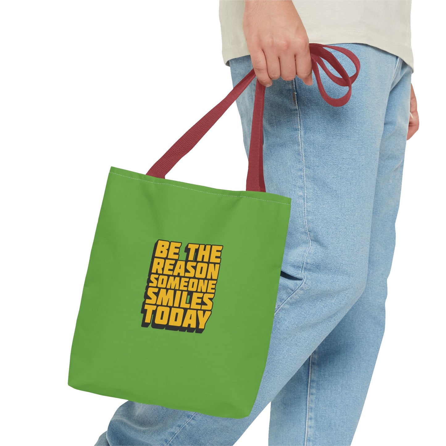Be The Reason Someone Smiles Today Tote Bag (AOP)
