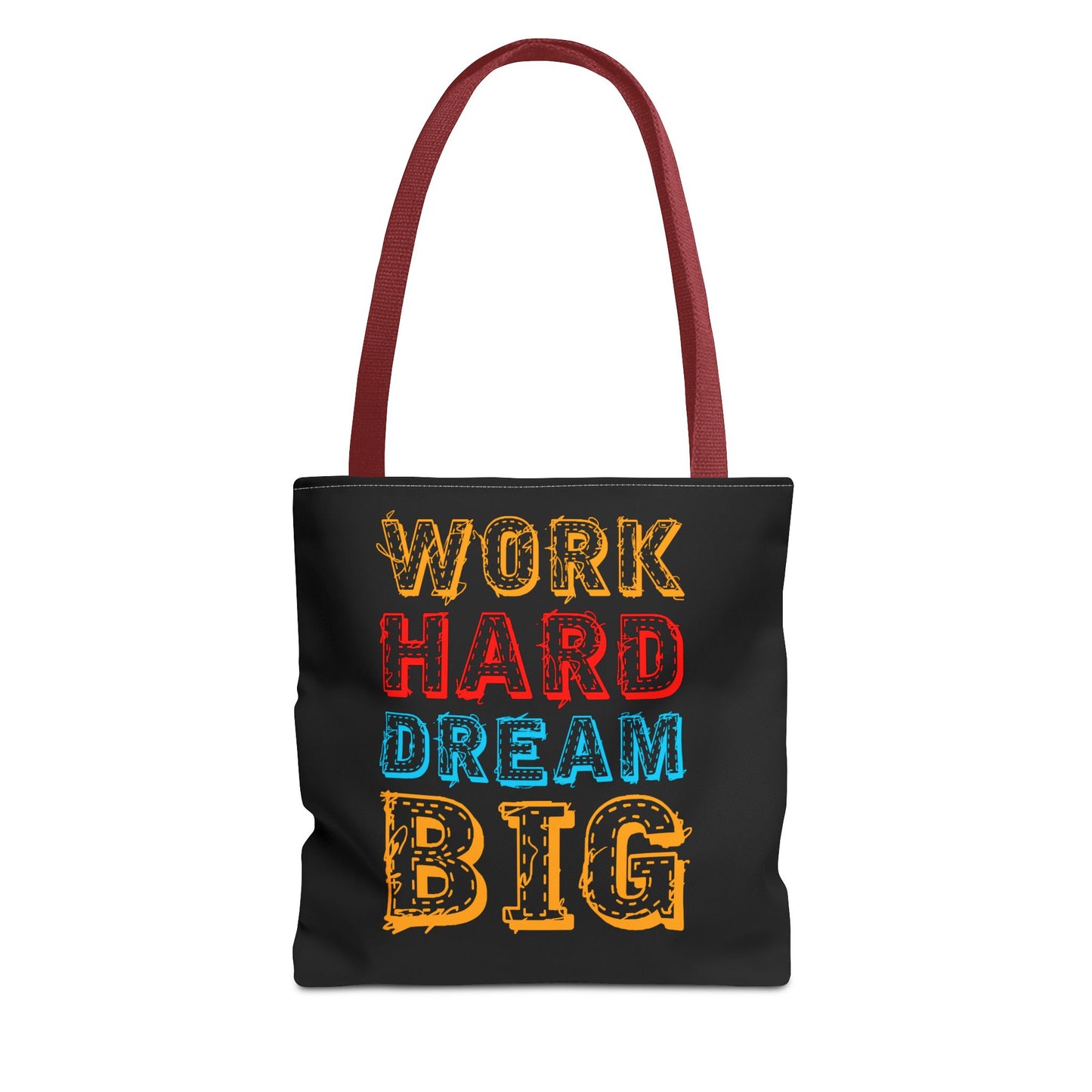 Work Hard Dream Big Tote Bag (AOP)