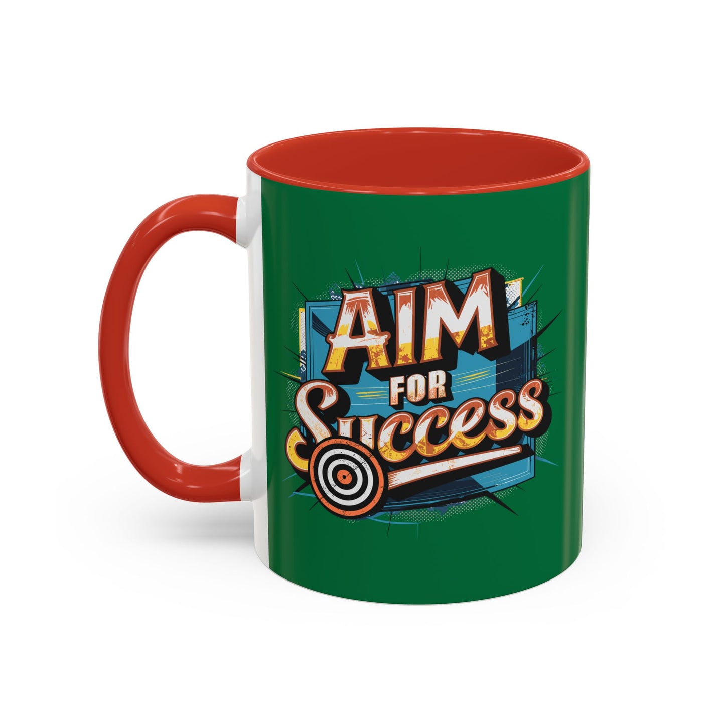 Aim For Success Accent Coffee Mug (11, 15oz)