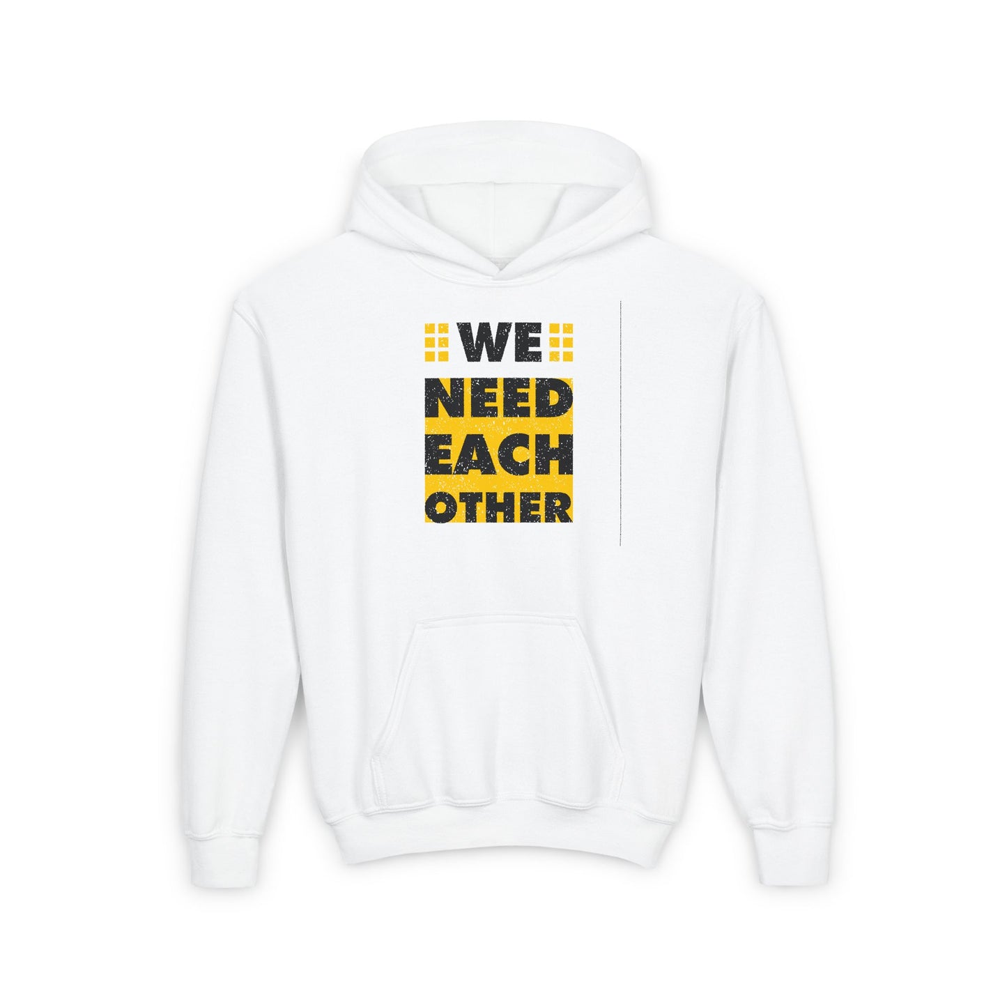We Need Each Other Youth Heavy Blend Hooded Sweatshirt