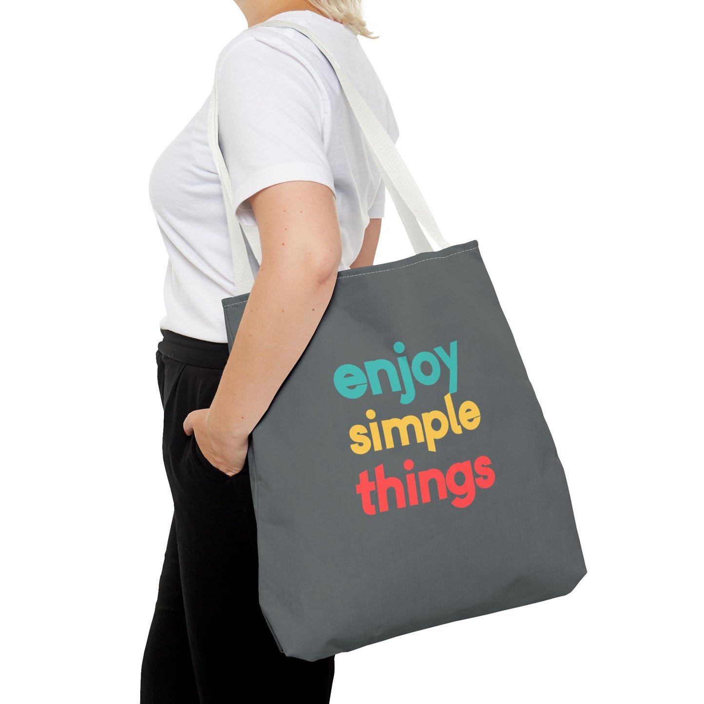 Enjoy Simple Things Tote Bag (AOP)