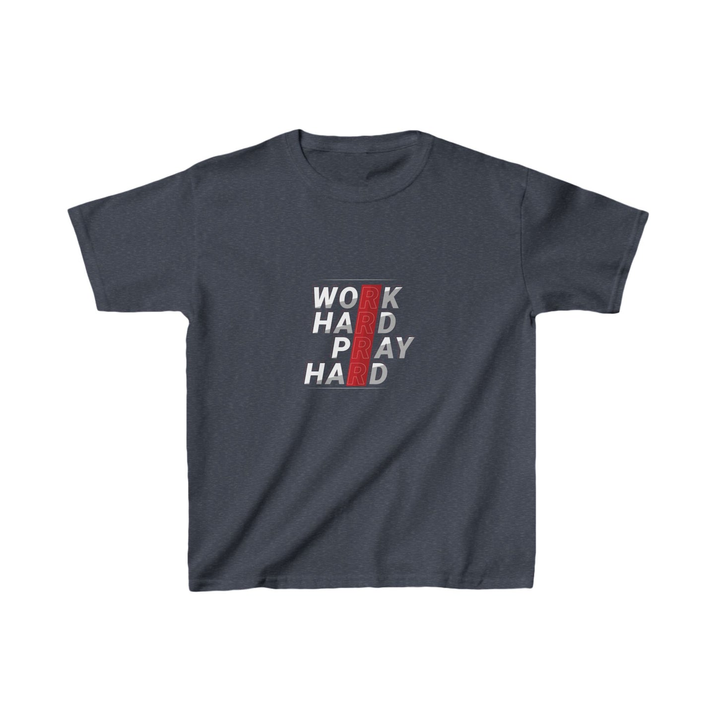 Work Hard Pray Hard Kids Heavy Cotton™ Tee