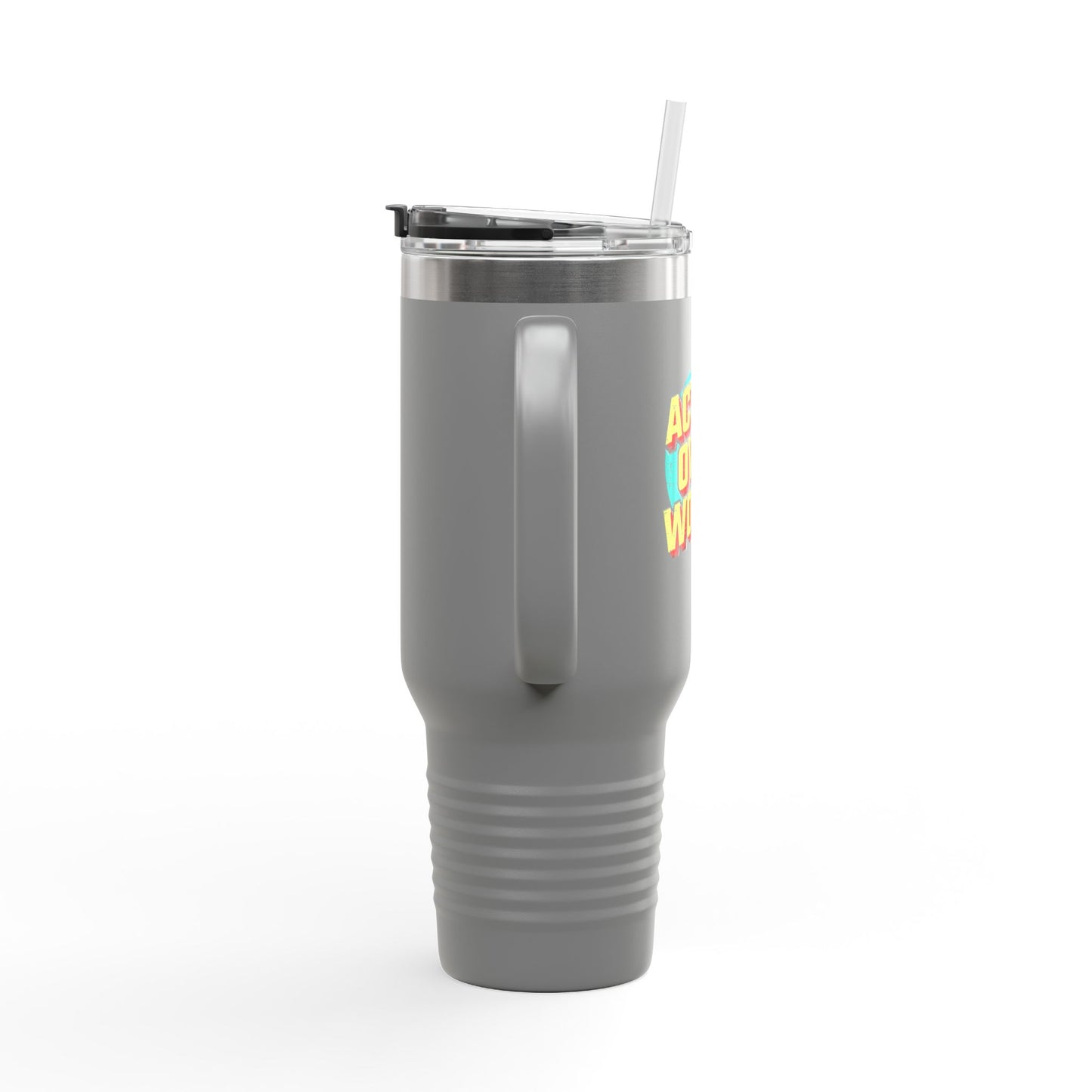 Action Over Words Insulated Travel Mug, 40oz