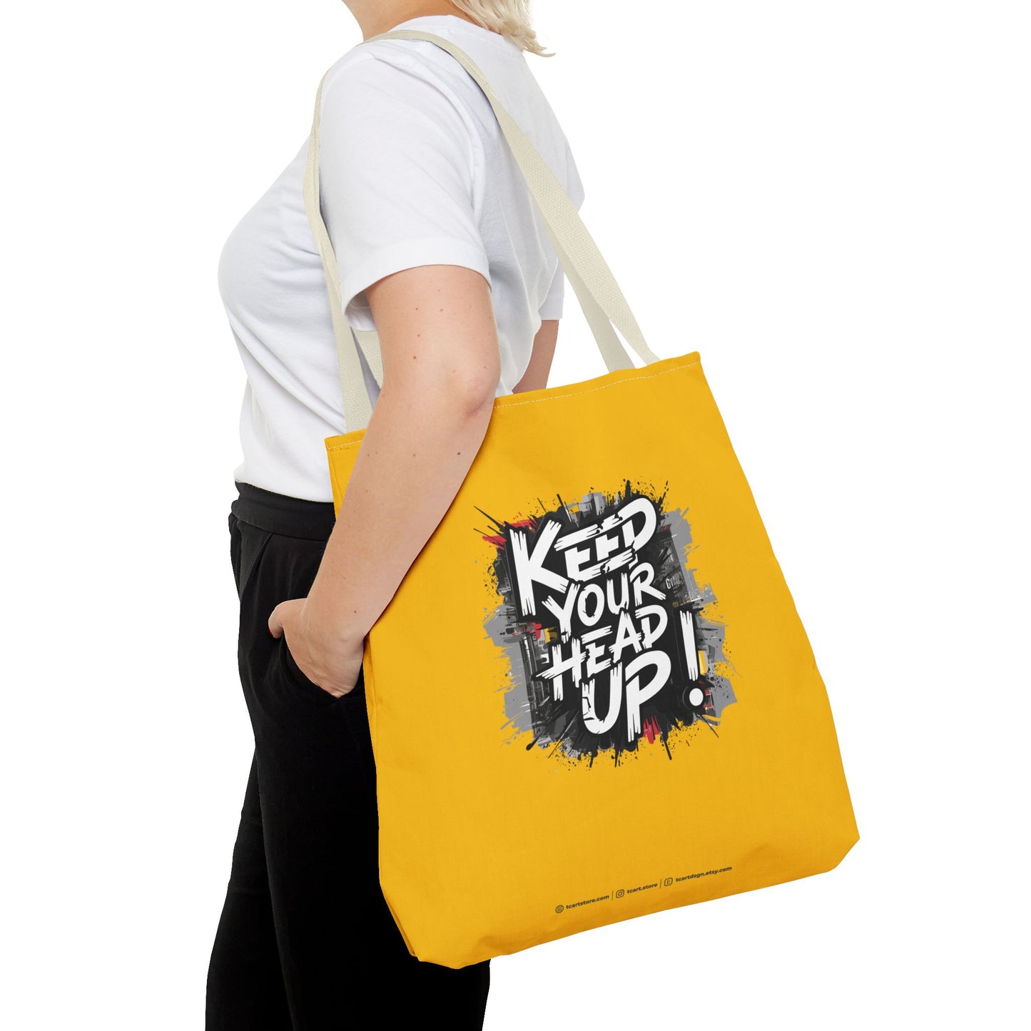 Keep Your Head Up! Tote Bag (AOP)