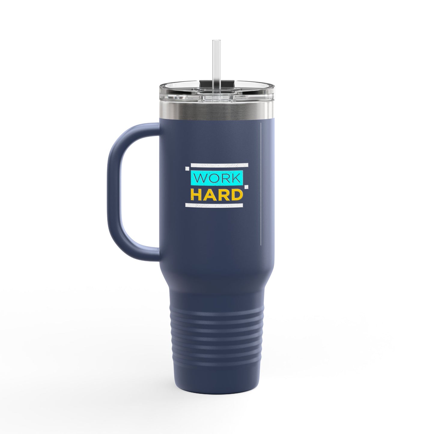 Work Hard Insulated Travel Mug, 40oz