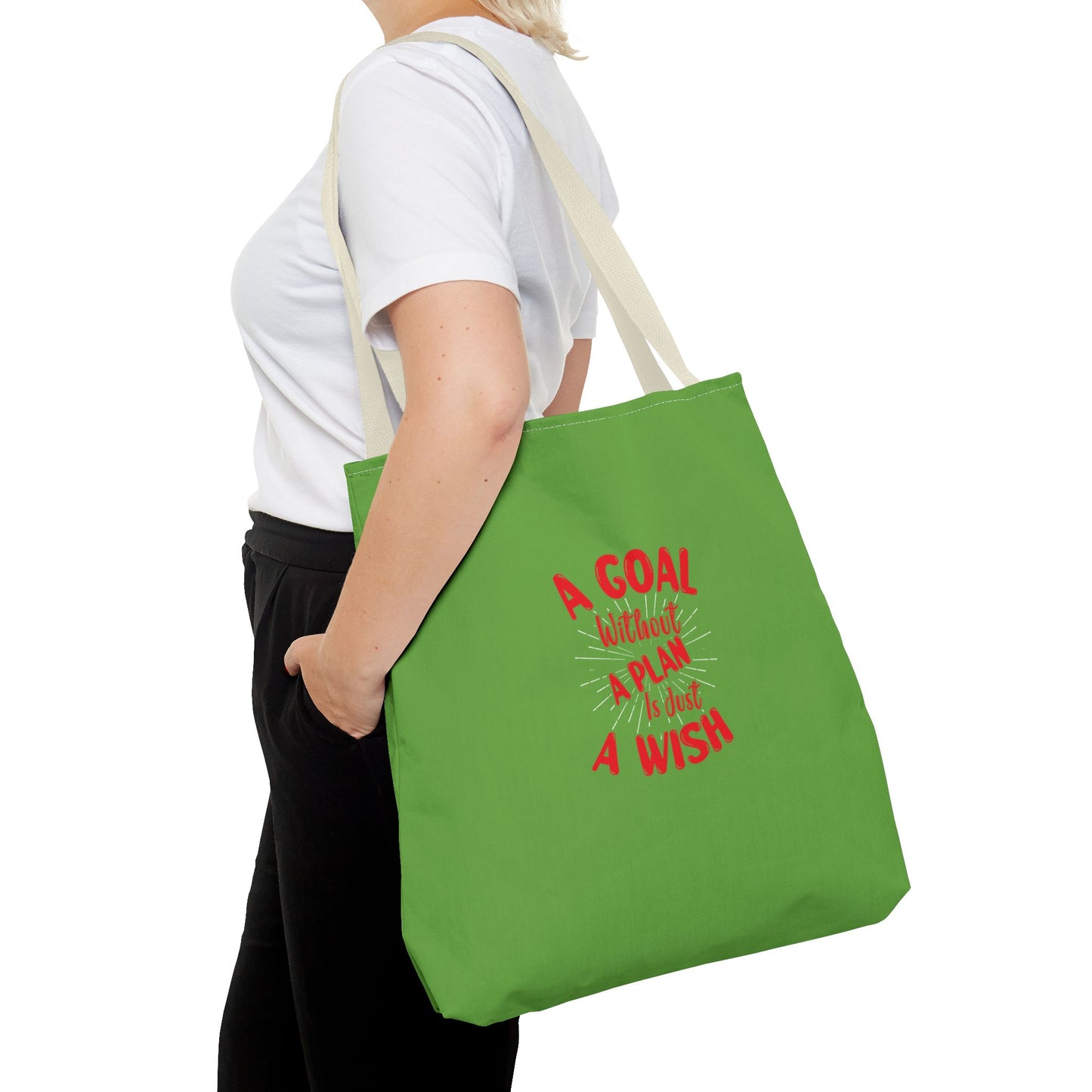 A Goal Without A Plan Is Just A Wish Tote Bag (AOP)