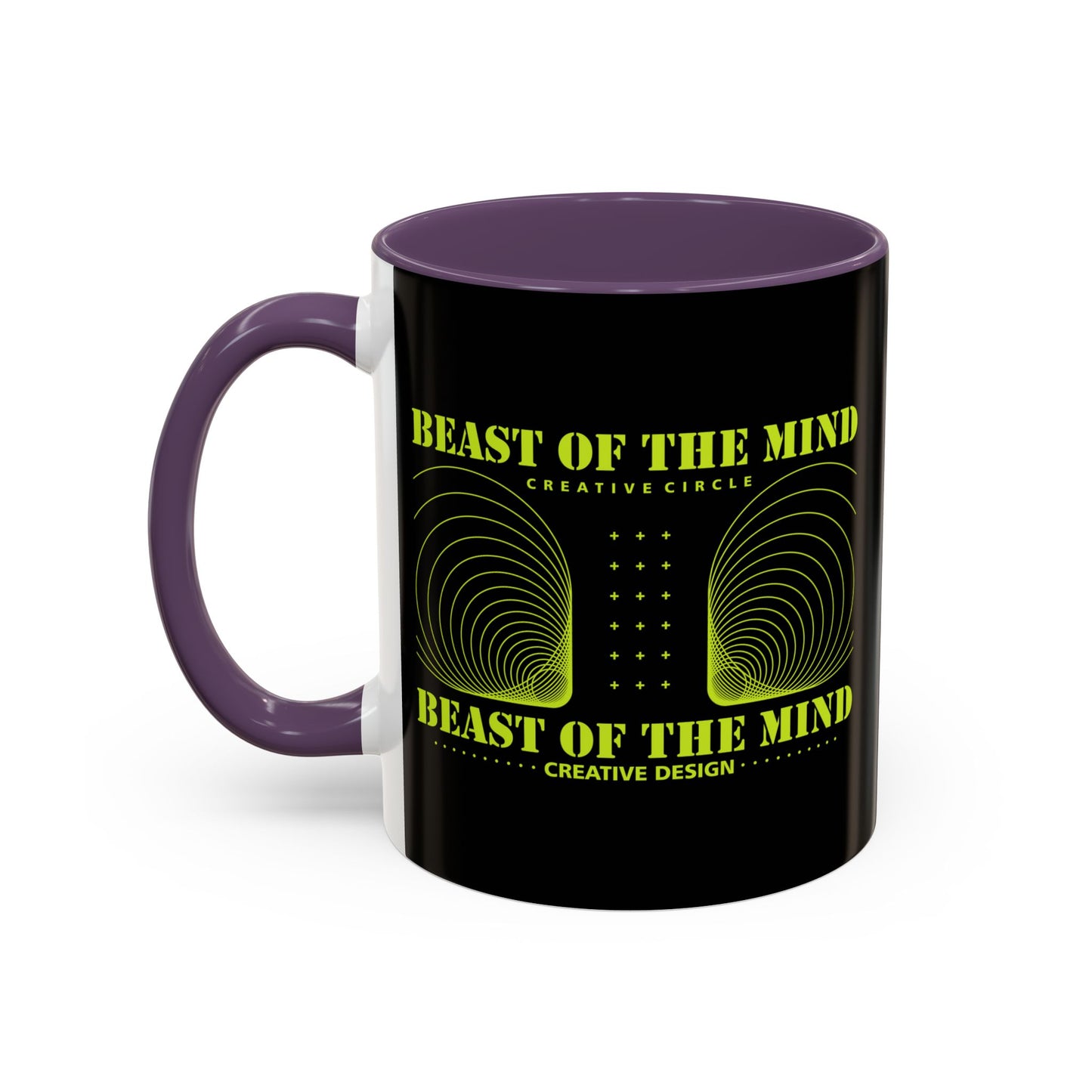 Beast Of The Mind Creative Circle Accent Coffee Mug (11, 15oz)