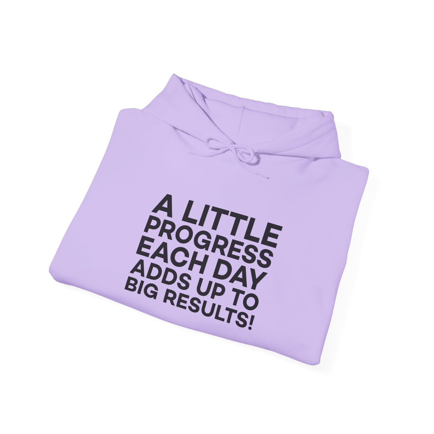 A Little Progress Each Day Adds Up To Big Results! Unisex Heavy Blend™ Hooded Sweatshirt