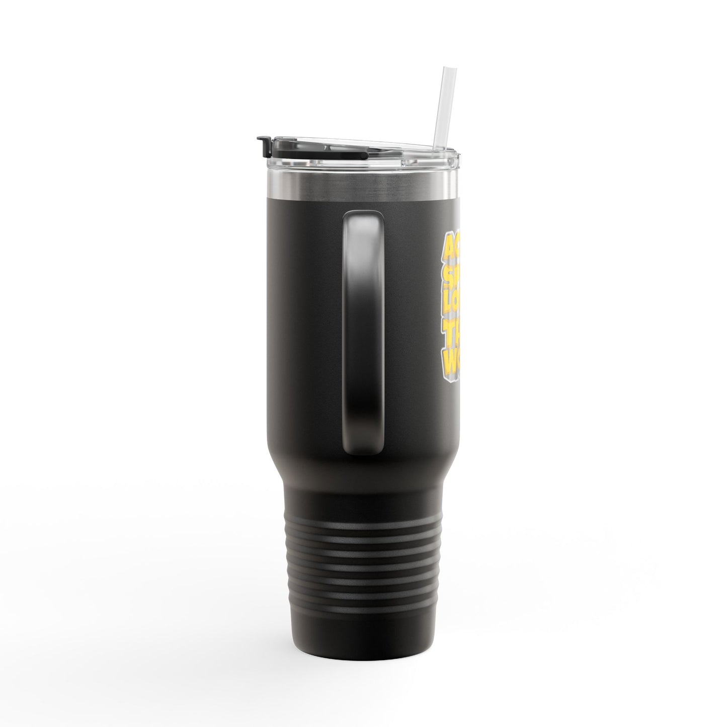 Action Speak Louder Than Words Insulated Travel Mug, 40oz