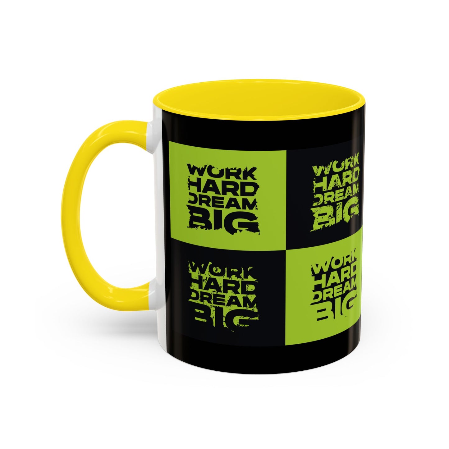 Work Hard Dream Big Accent Coffee Mug (11, 15oz)