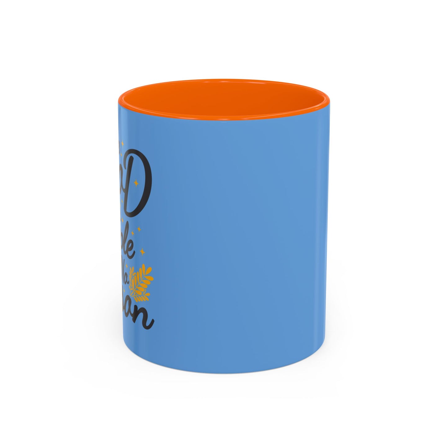 Be Good To People For No Reason Accent Coffee Mug (11, 15oz)