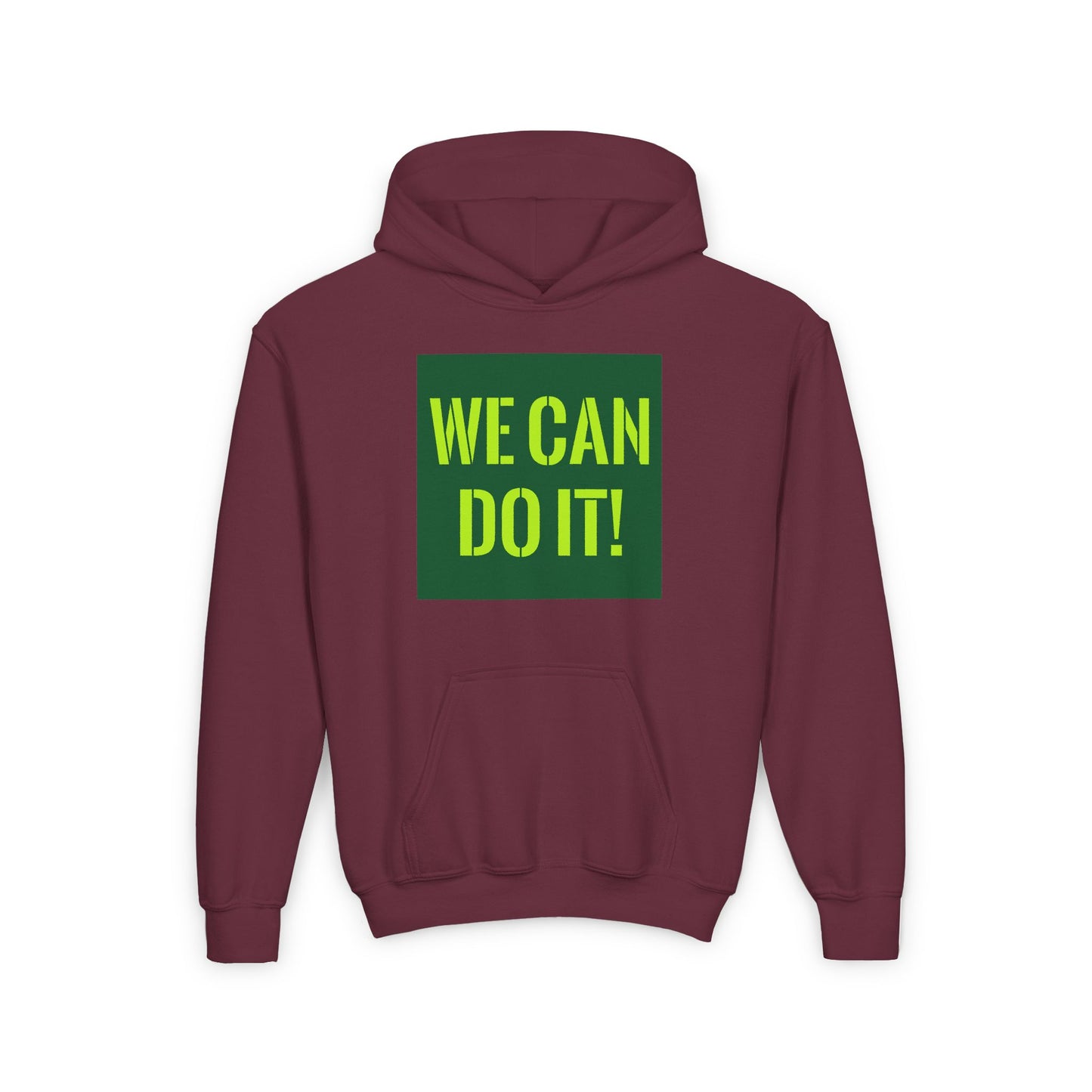 You Can Do It Youth Heavy Blend Hooded Sweatshirt