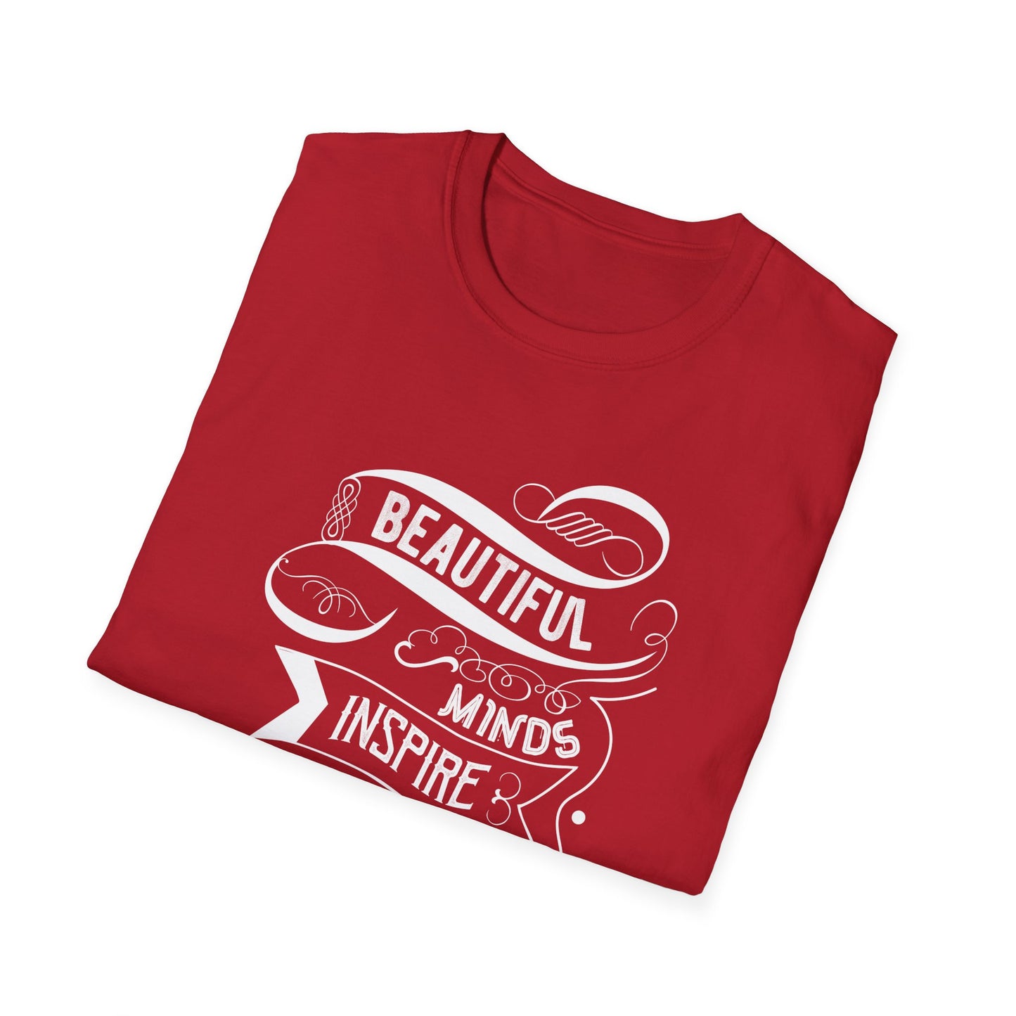 Beautiful Minds Inspire Others Unisex Softstyle T-Shirt