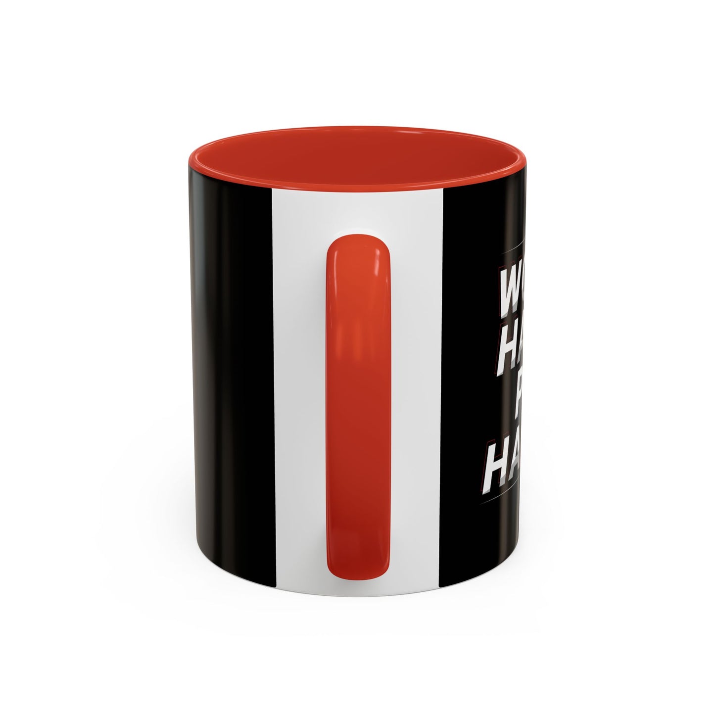 Work Hard Pray Hard Accent Coffee Mug (11, 15oz)