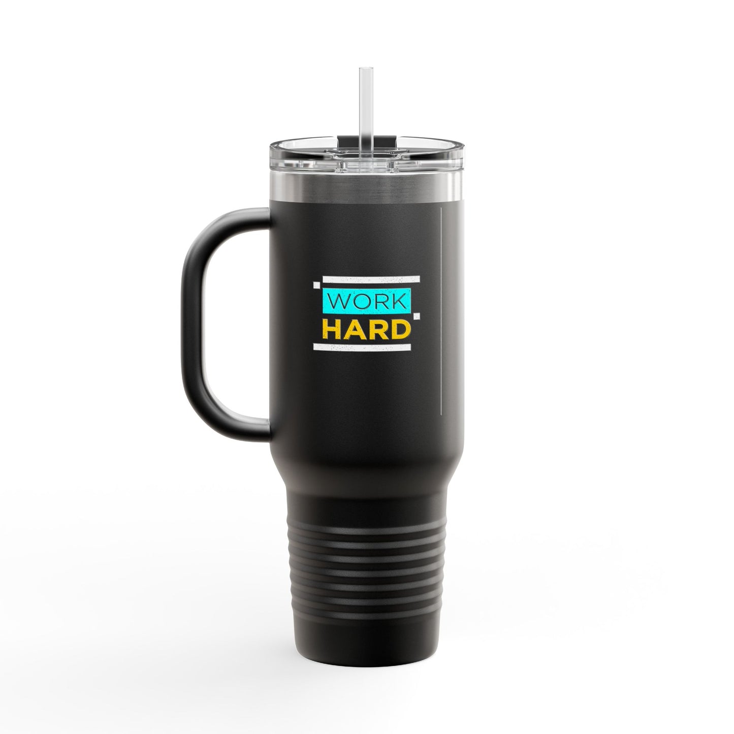 Work Hard Insulated Travel Mug, 40oz