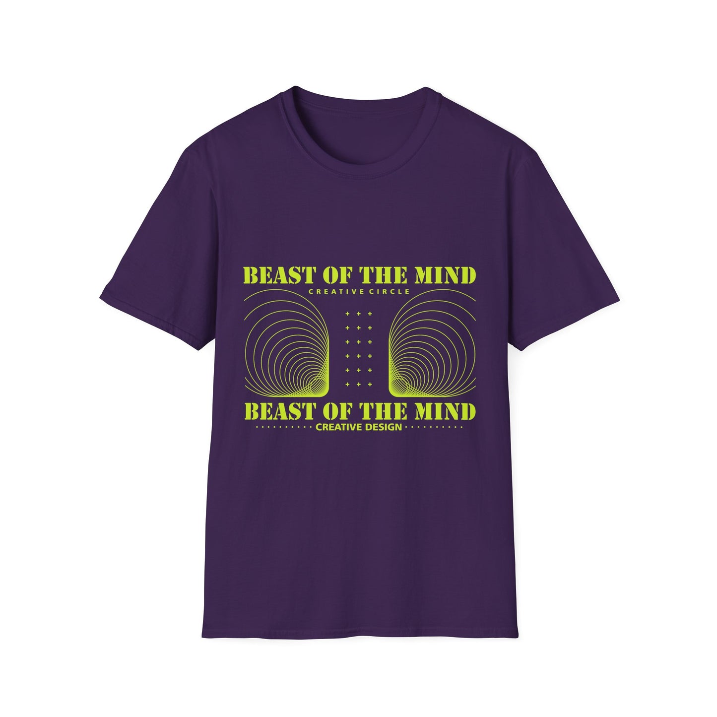 Beast of The Mind Creative Circle Unisex Softstyle T-Shirt