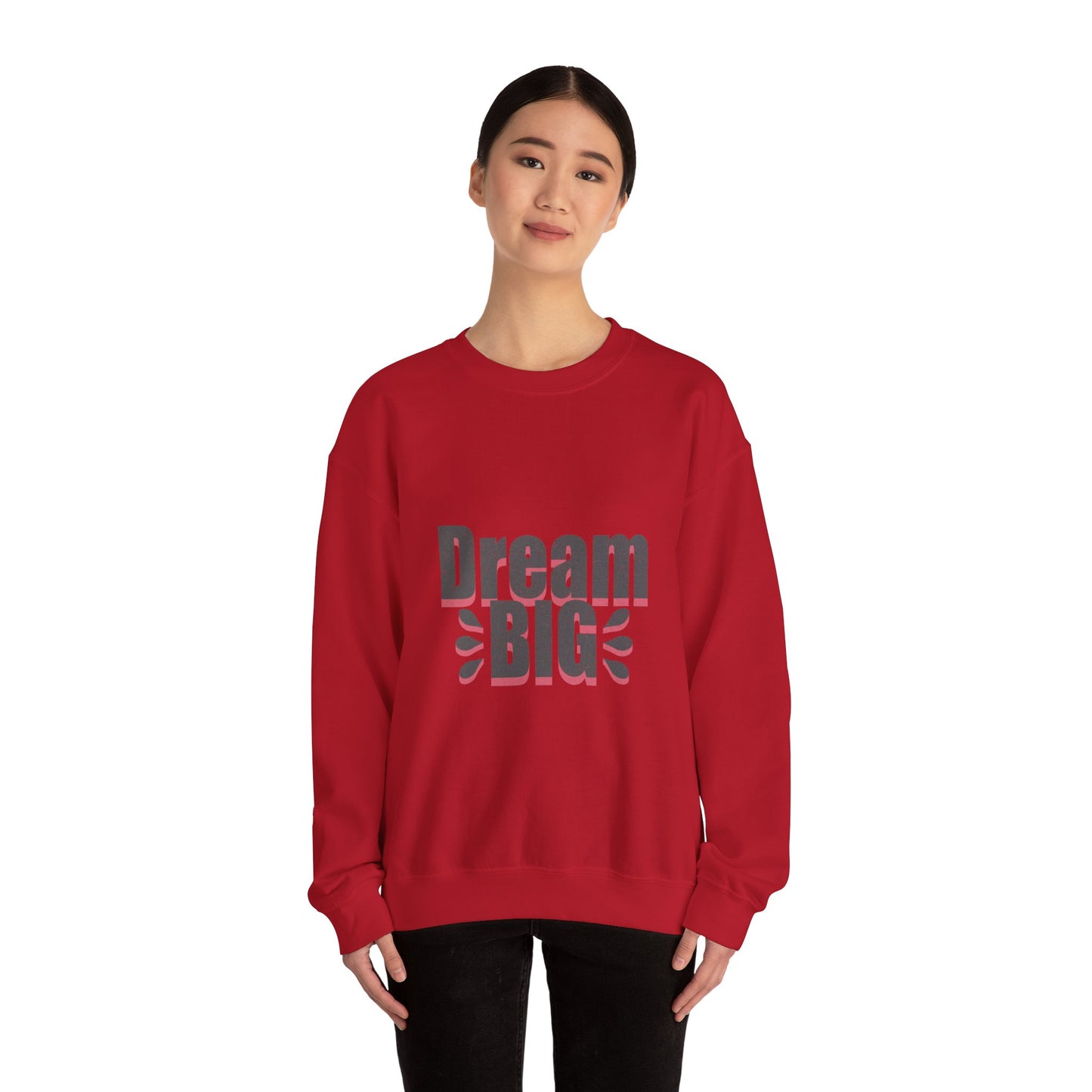 Dream Big Distressed Unisex Heavy Blend™ Crewneck Sweatshirt