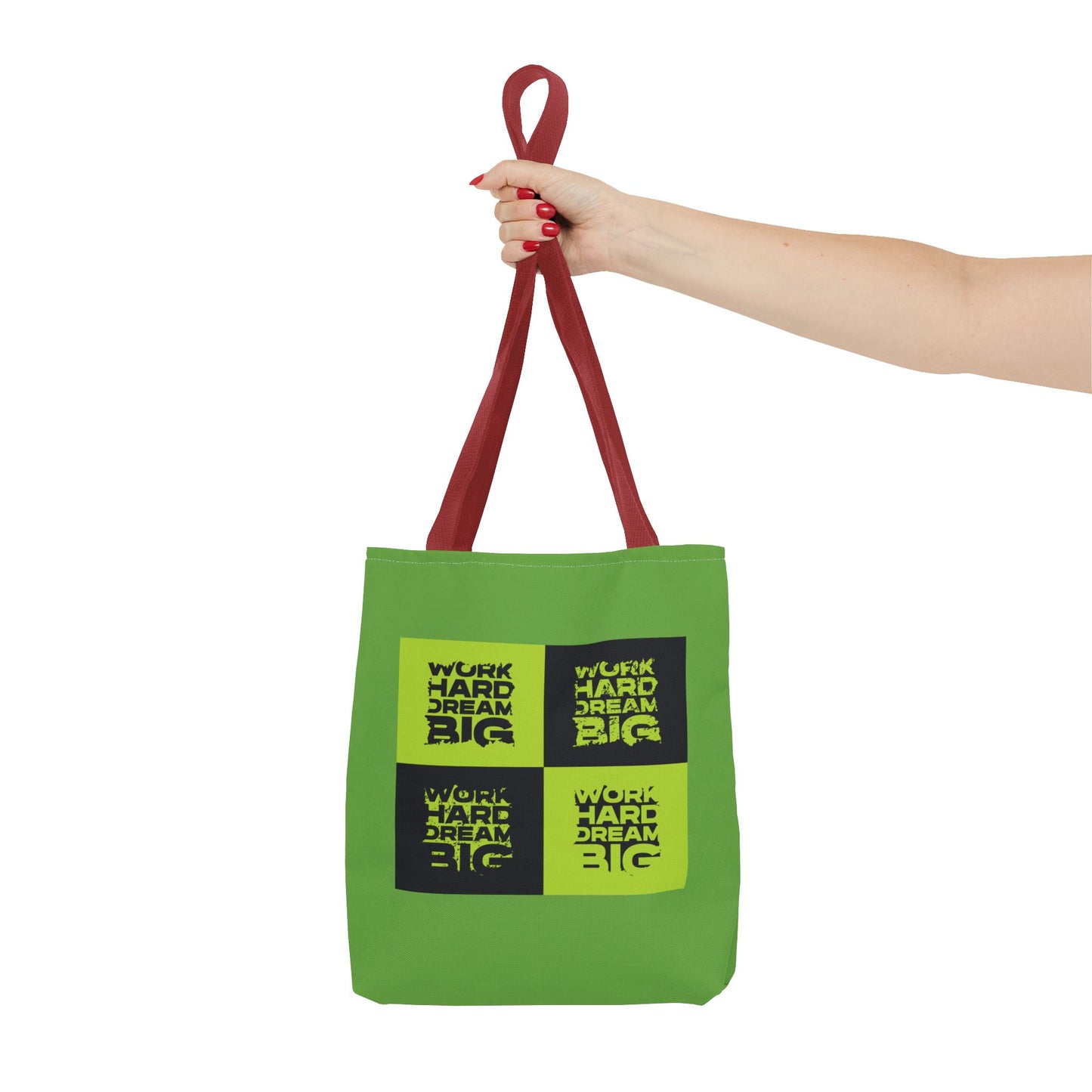 Work Hard Dream Big Tote Bag (AOP)