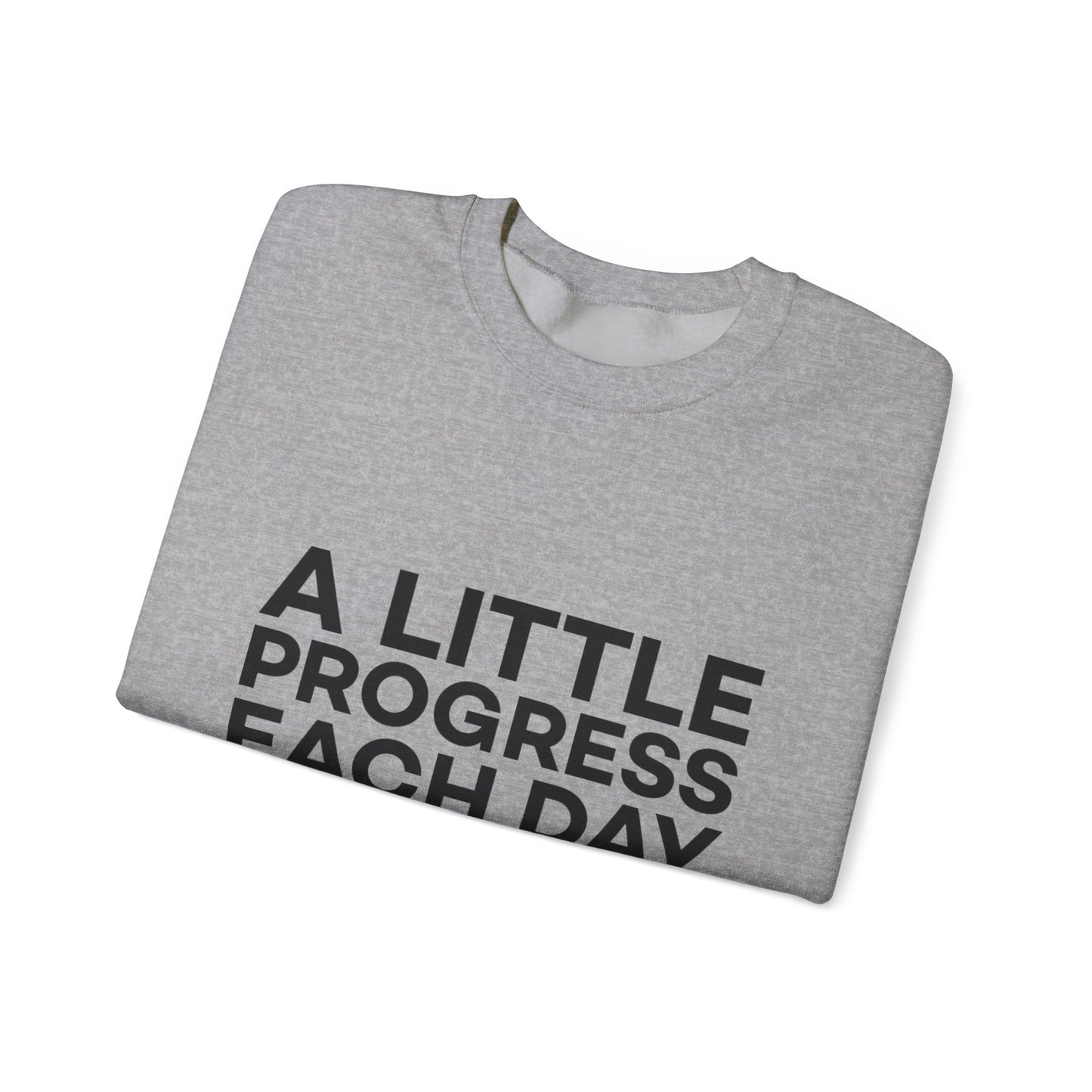 A Little Progress Each Day Adds Up To Big Results! Unisex Heavy Blend™ Crewneck Sweatshirt