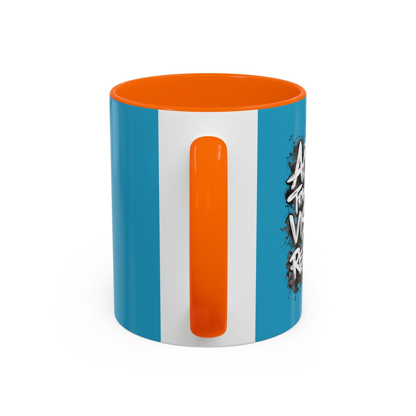 Action Transforms Vision Into Reality Accent Coffee Mug (11, 15oz)