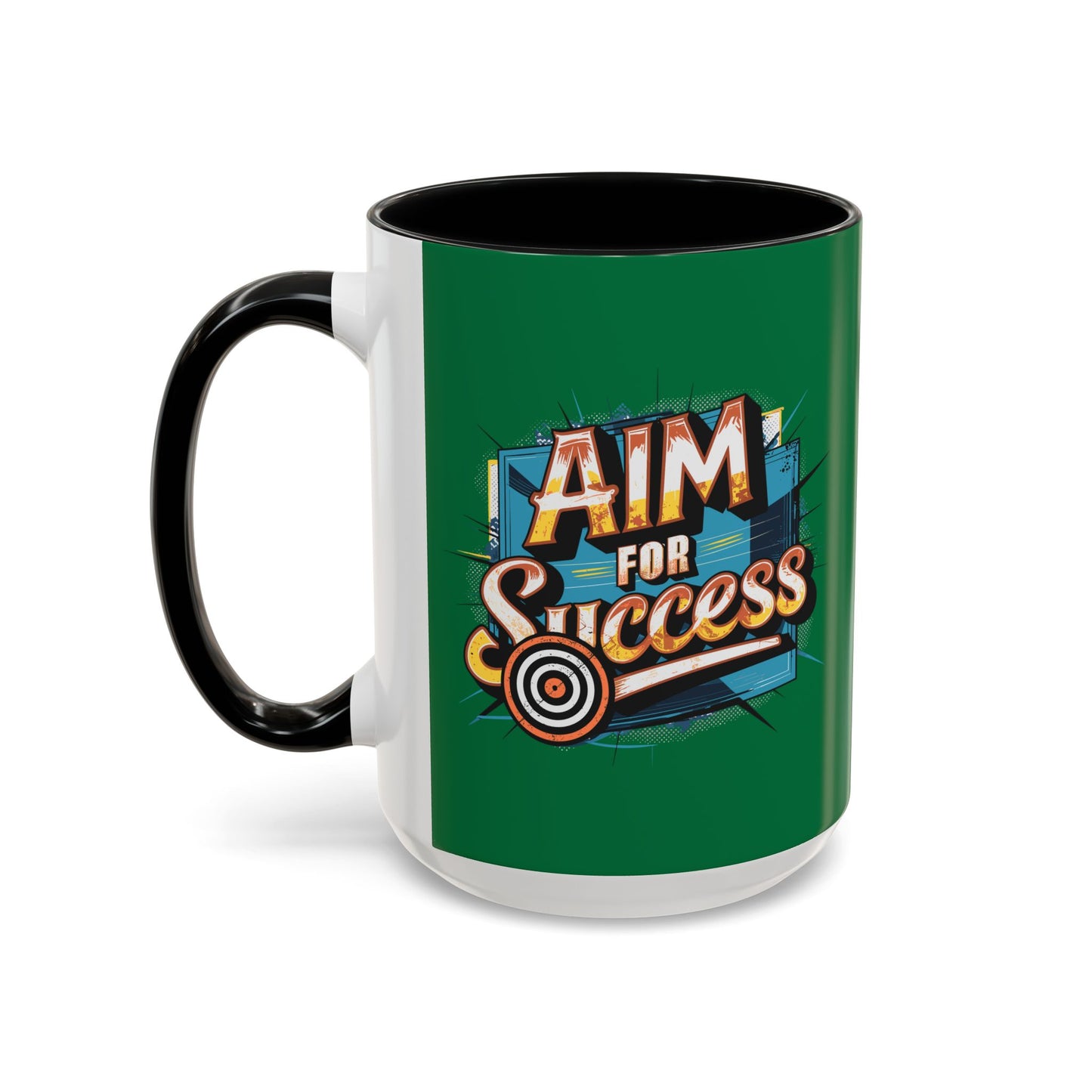 Aim For Success Accent Coffee Mug (11, 15oz)