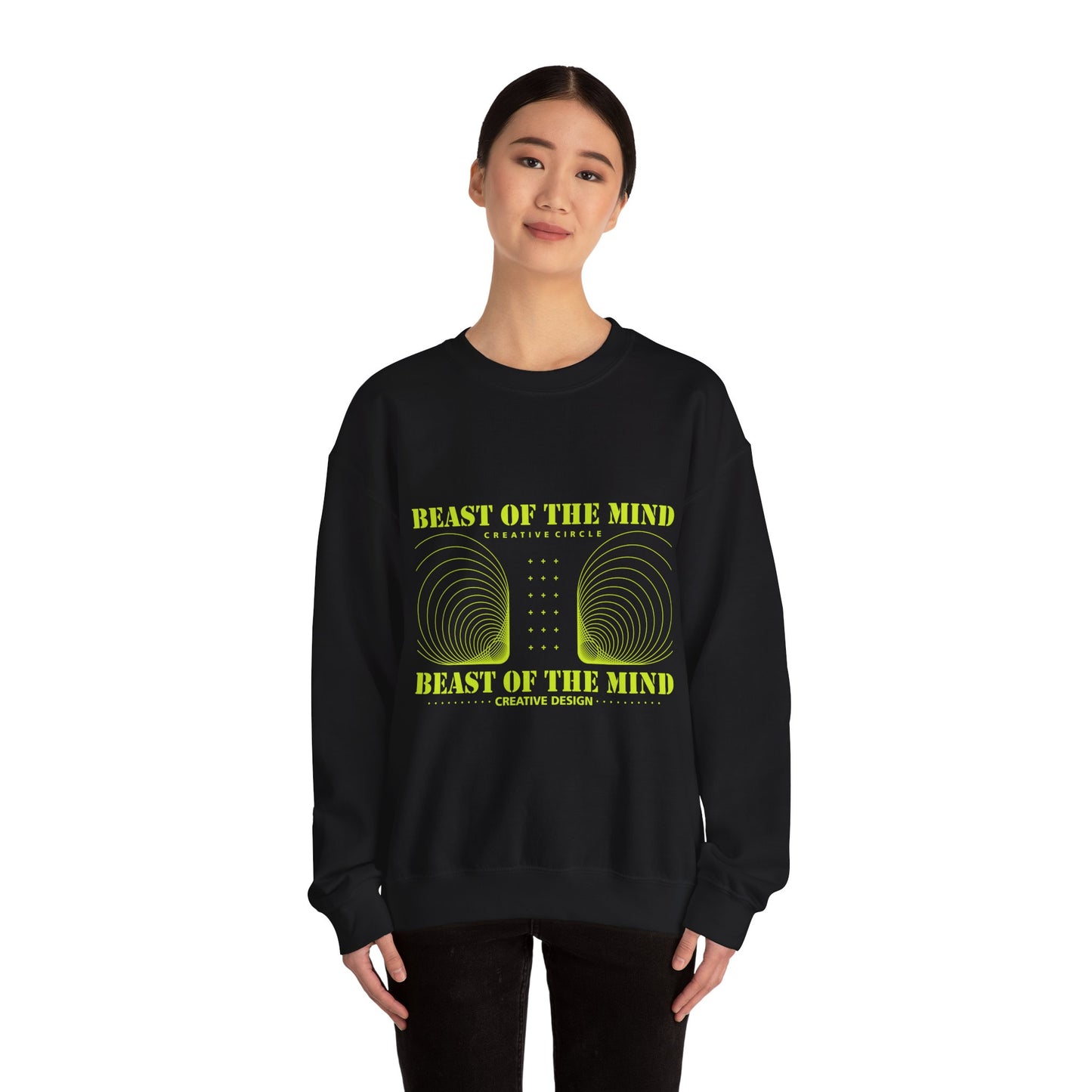 Beast Of The Mind Creative Circle Unisex Heavy Blend™ Crewneck Sweatshirt