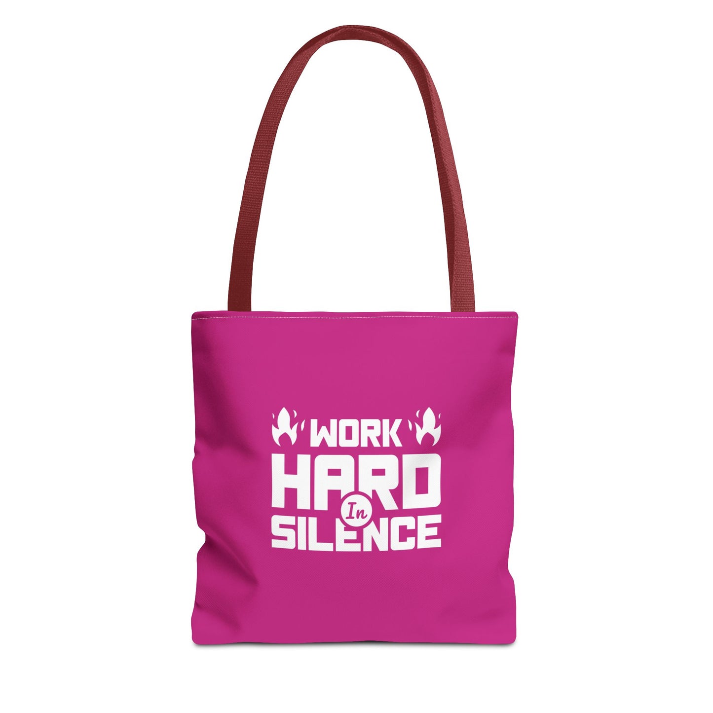 Work Hard In Silence Tote Bag (AOP)