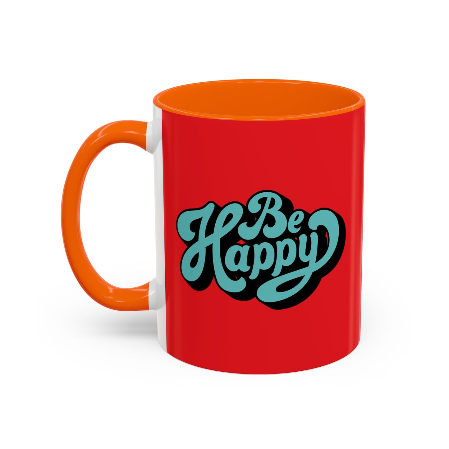 Be Happy Accent Coffee Mug (11, 15oz)