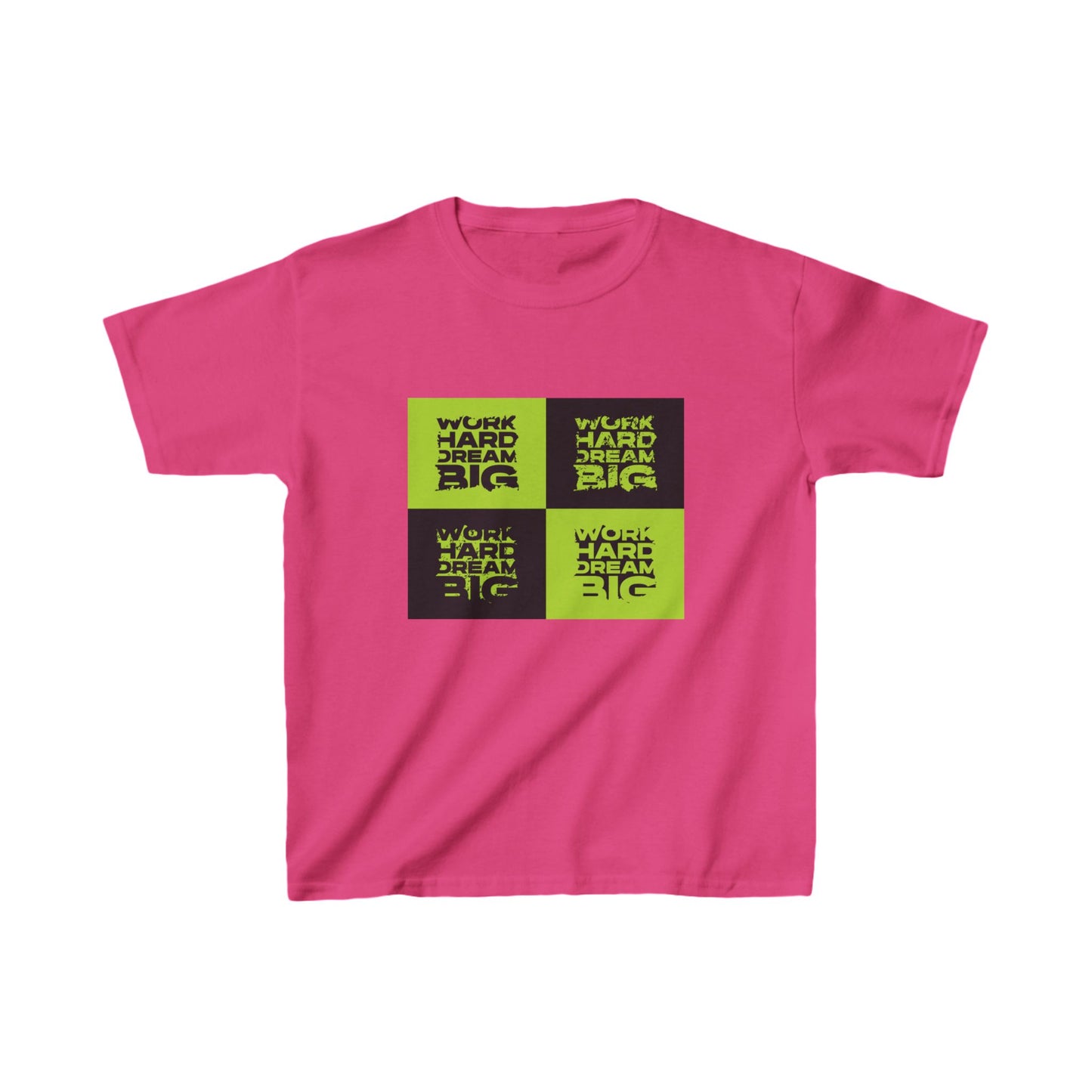 Work Hard Dream Big Kids Heavy Cotton™ Tee
