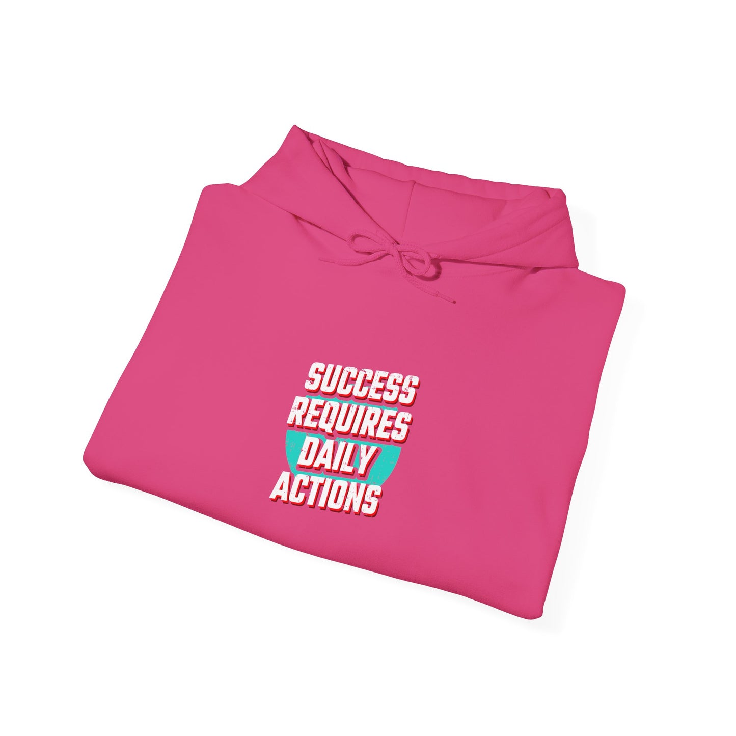 Success Requires Daily Actions Unisex Heavy Blend™ Hooded Sweatshirt