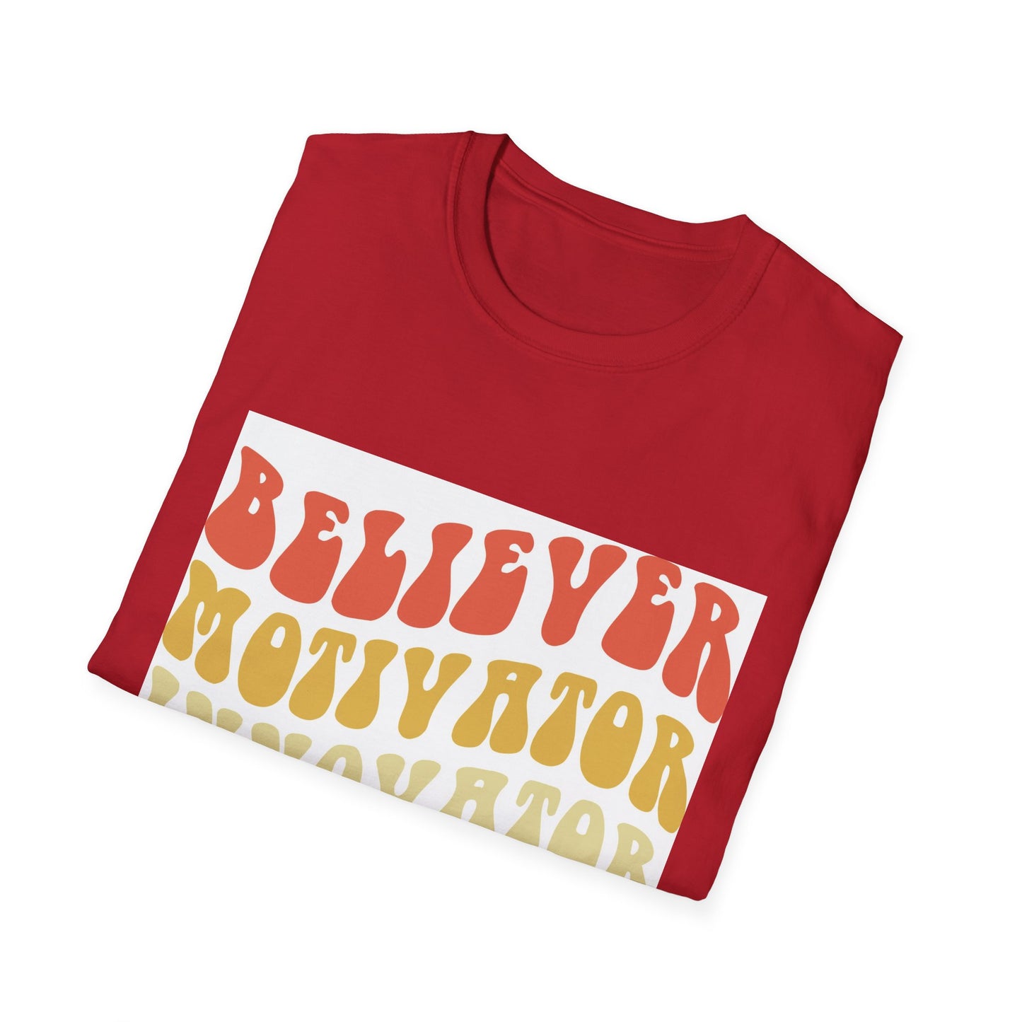 Believer Motivator Innovator Educator Unisex Softstyle T-Shirt