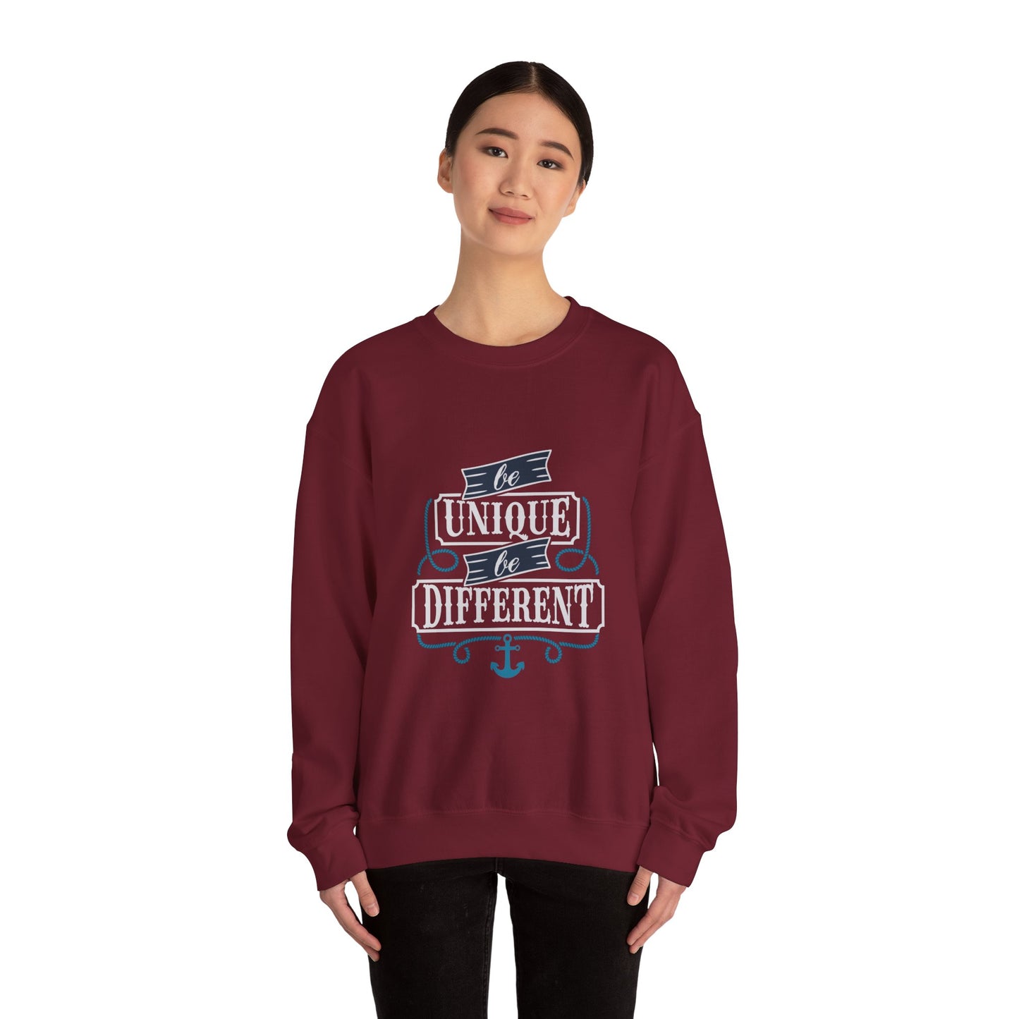 Be Unique Be Different Unisex Heavy Blend™ Crewneck Sweatshirt