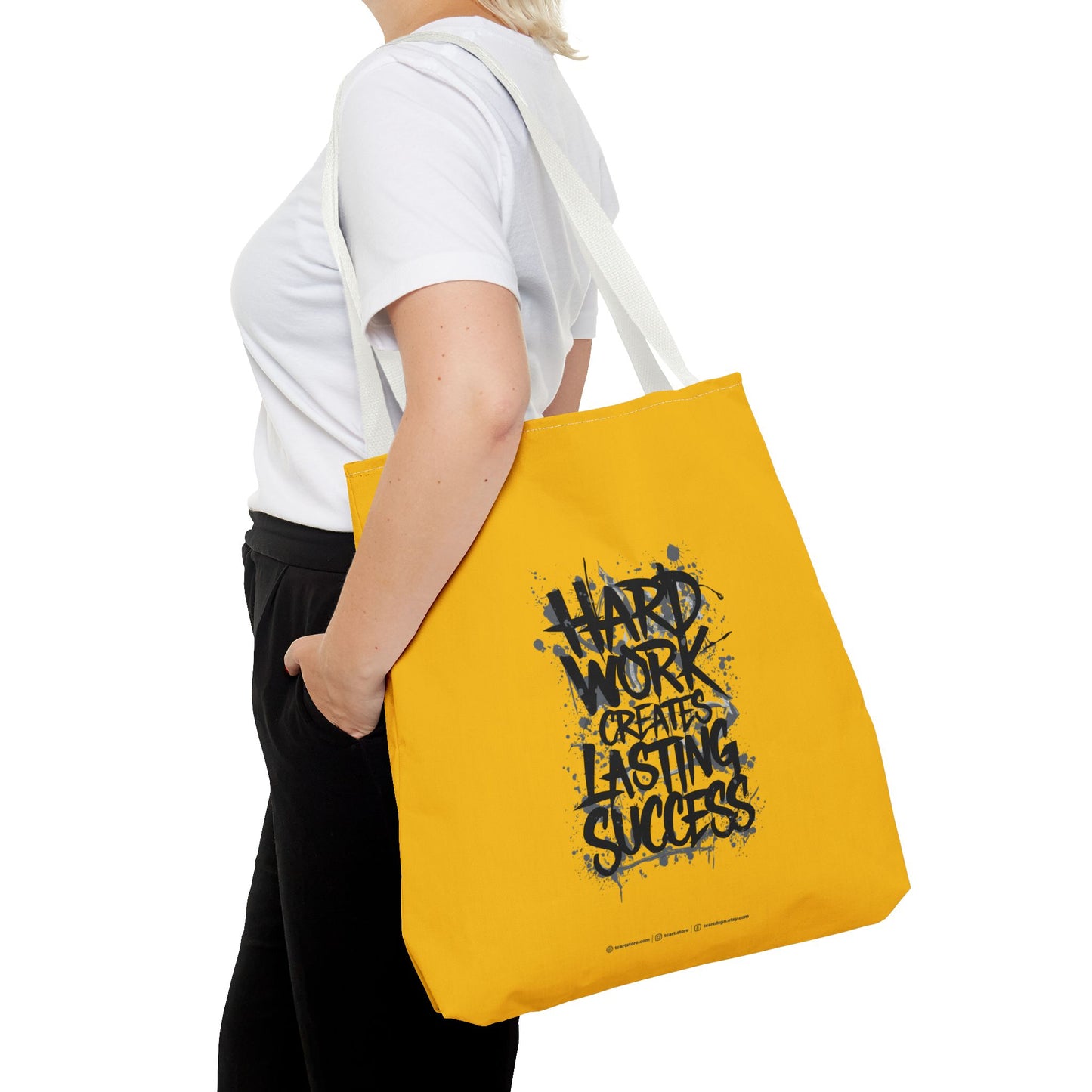 Hard Work Creates Lasting Success Tote Bag (AOP)