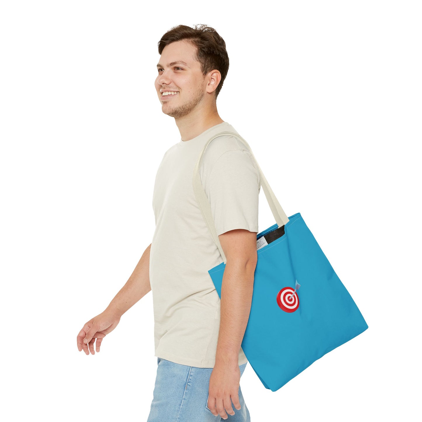3d Render Arroe Hit The Center Of Target Or Goal Of Success Tote Bag (AOP)