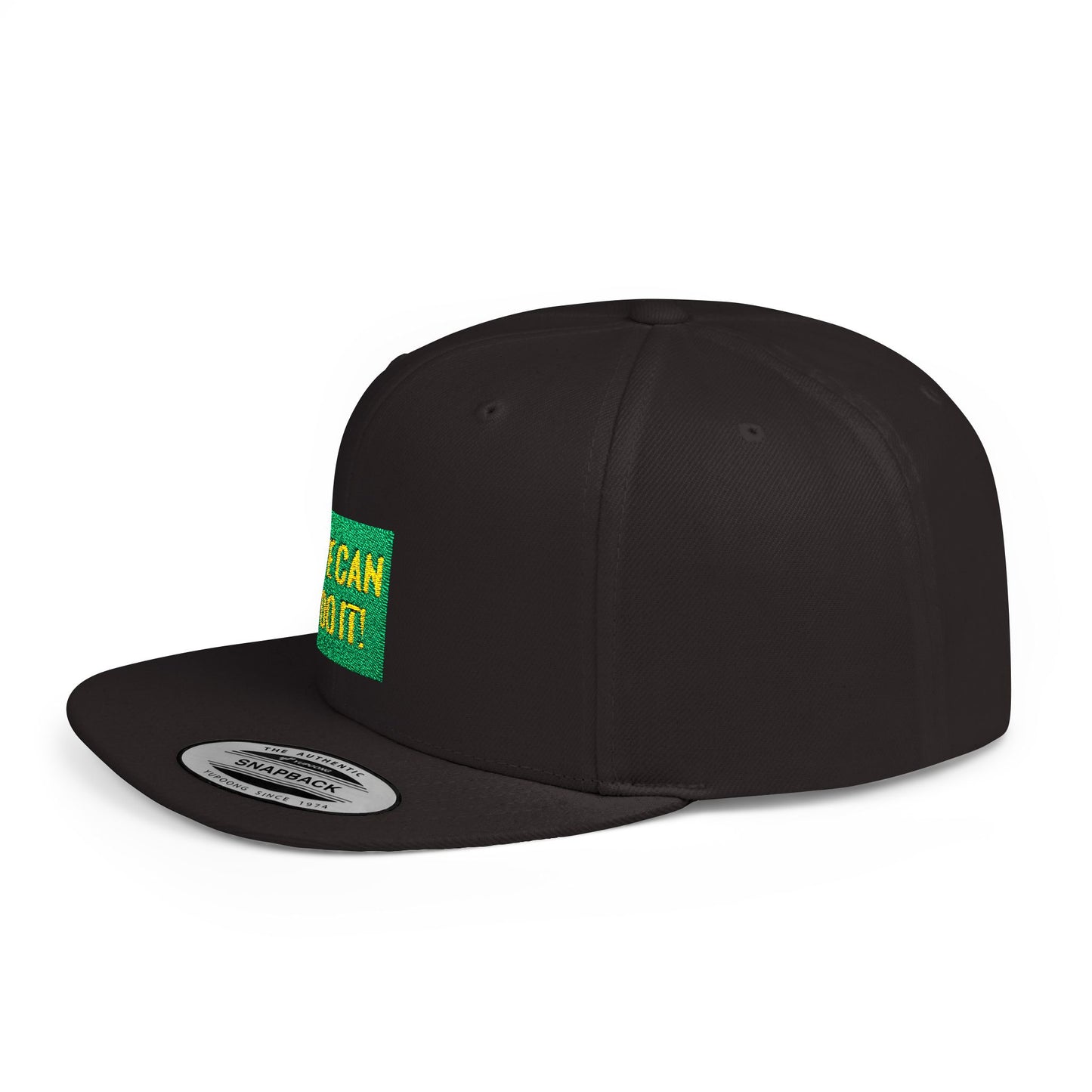 You Can Do It Flat Bill Snapback