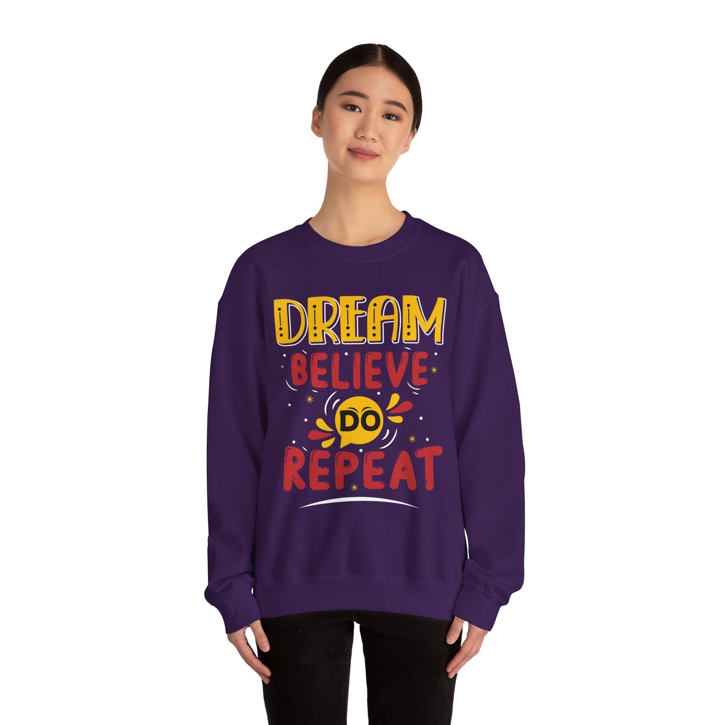 Dream Believe Repeat Unisex Heavy Blend™ Crewneck Sweatshirt