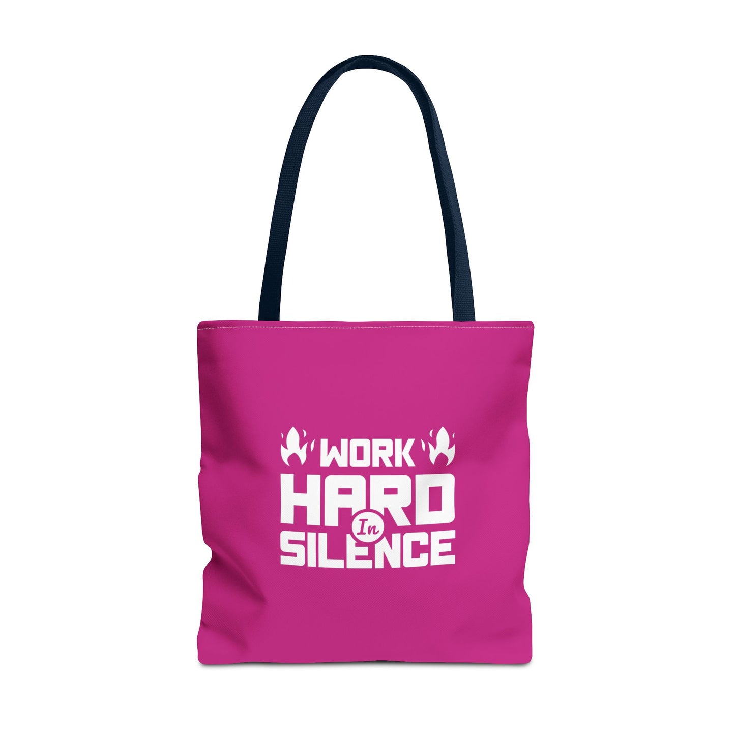 Work Hard In Silence Tote Bag (AOP)