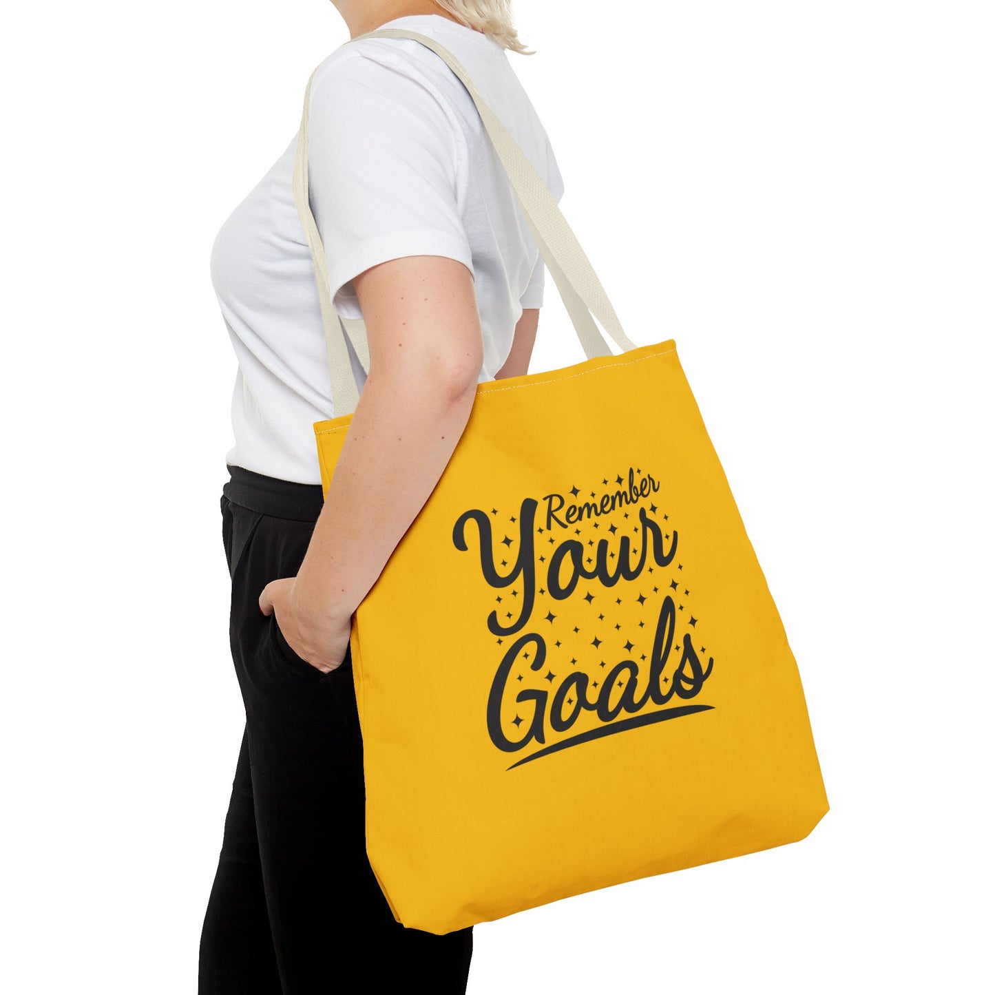 Remember Your Goals Tote Bag (AOP)