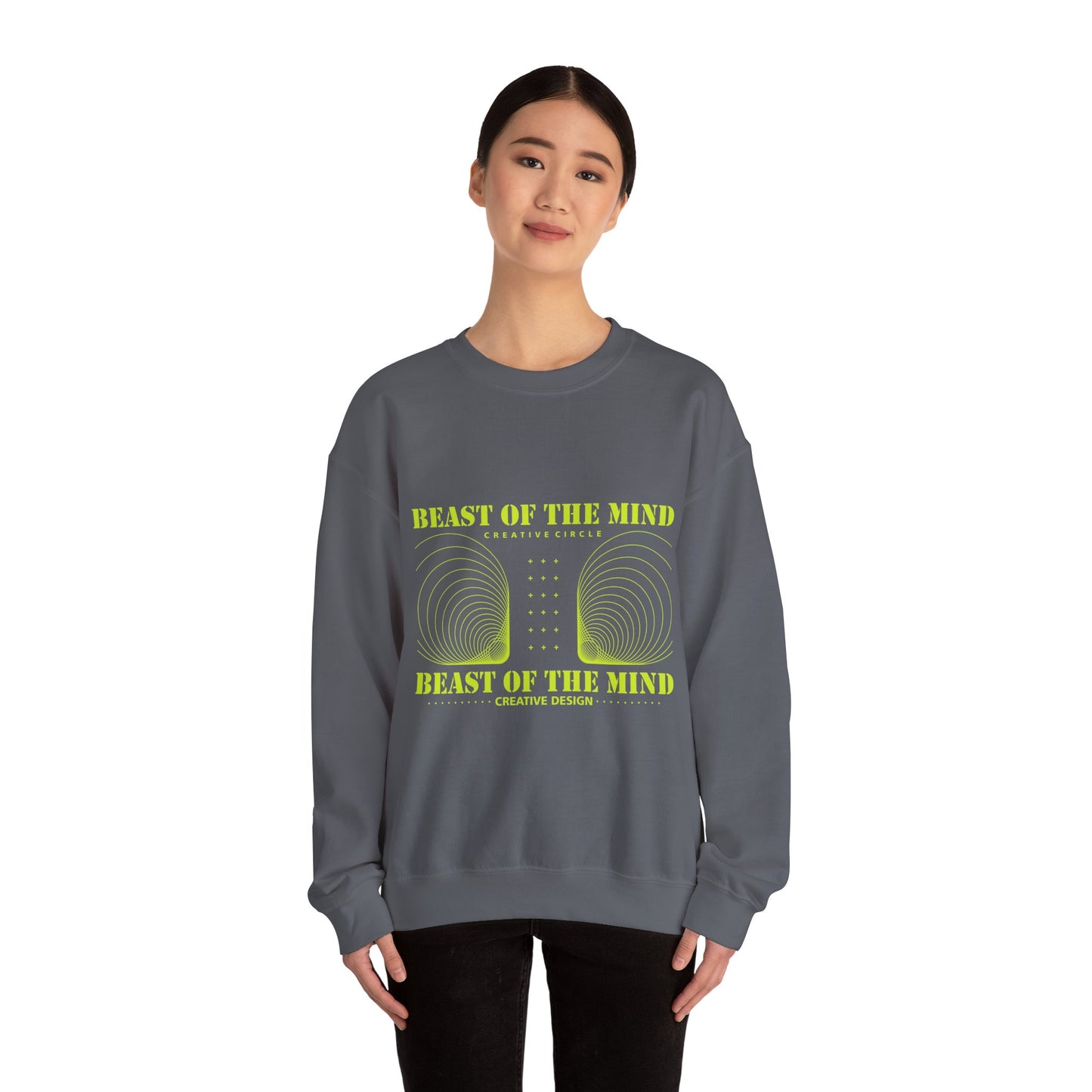 Beast Of The Mind Creative Circle Unisex Heavy Blend™ Crewneck Sweatshirt