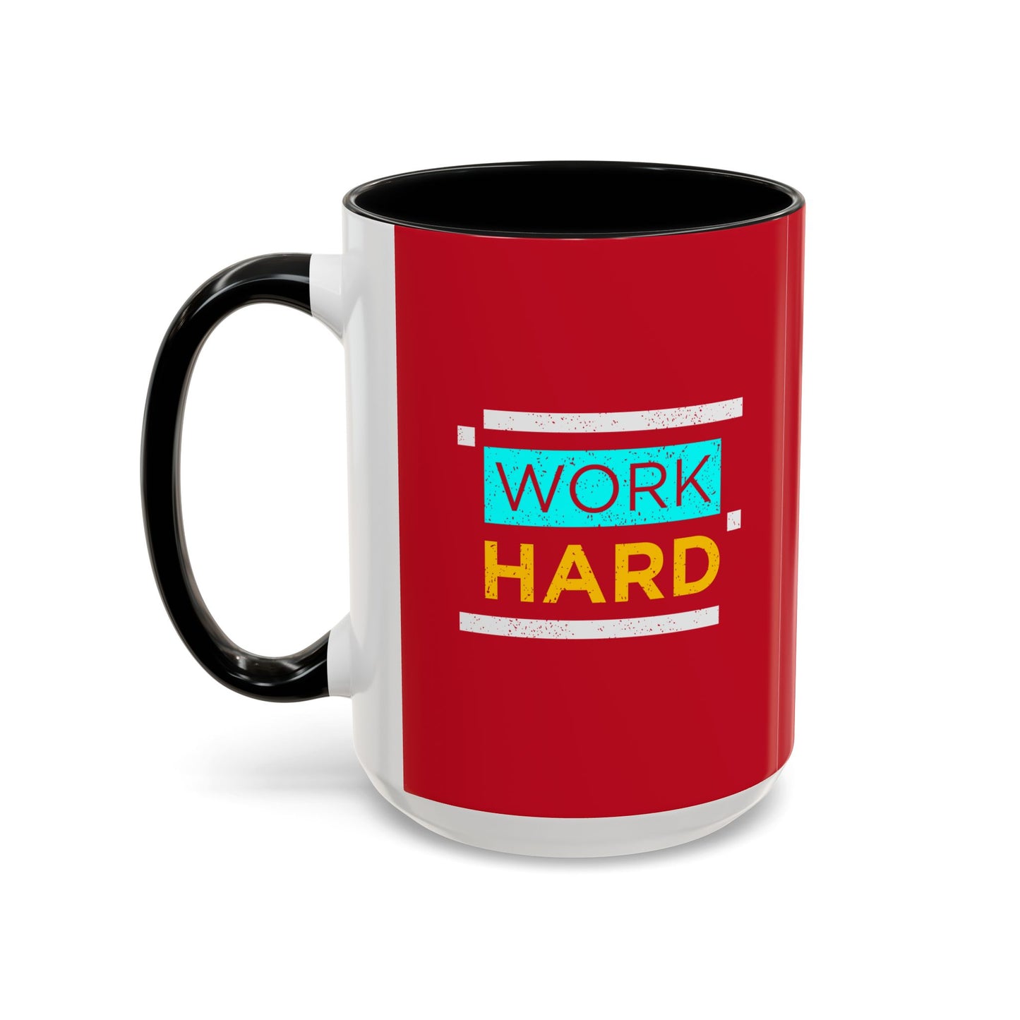 Work Hard Accent Coffee Mug (11, 15oz)